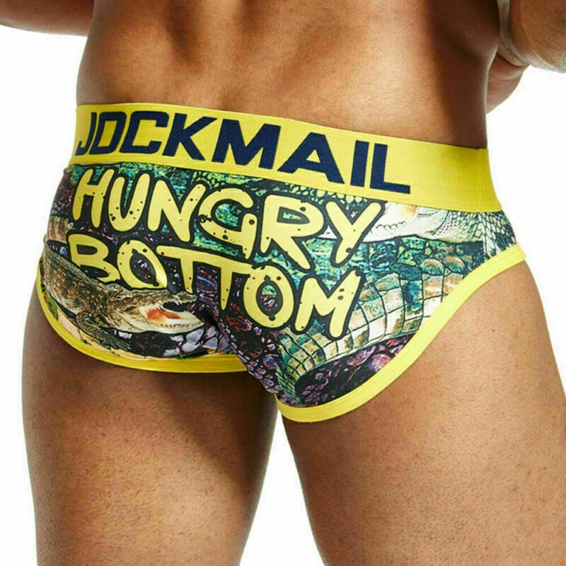 JOCKMAIL Men’s Briefs Low Rise Trunks Boxer Briefs Panties Swimwear Underwear