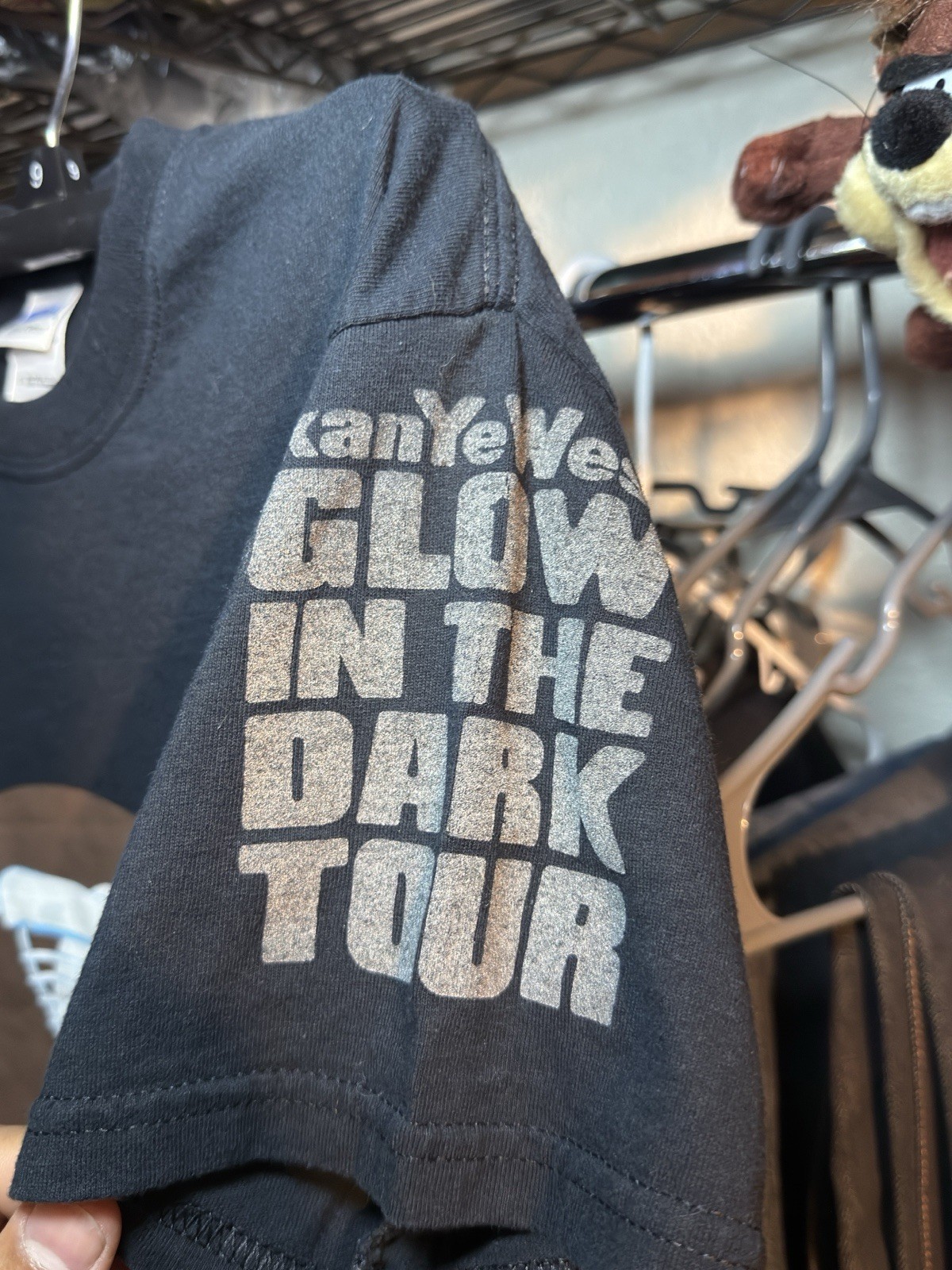 KANYE WEST T Shirt 2007 Glow In The Dark Tour TAKASHI MURAKAMI YE RapTee Small