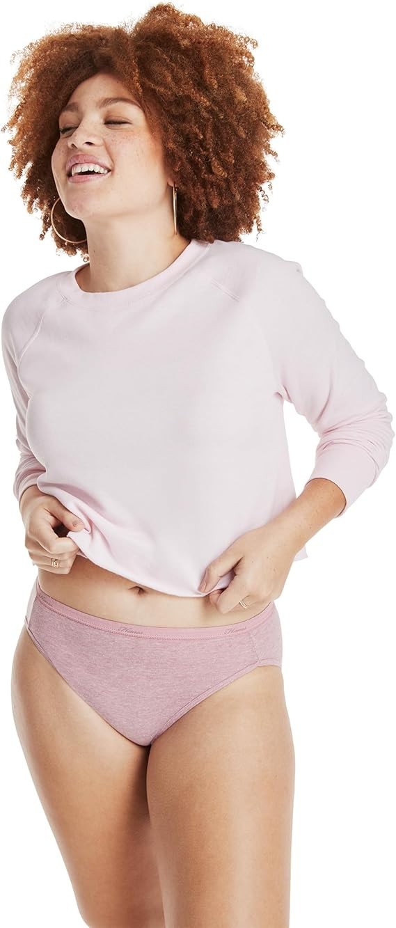 Women’s Panties Pack, High-cut Cotton Briefs, Hi-cut 6, Solid/Print Mix