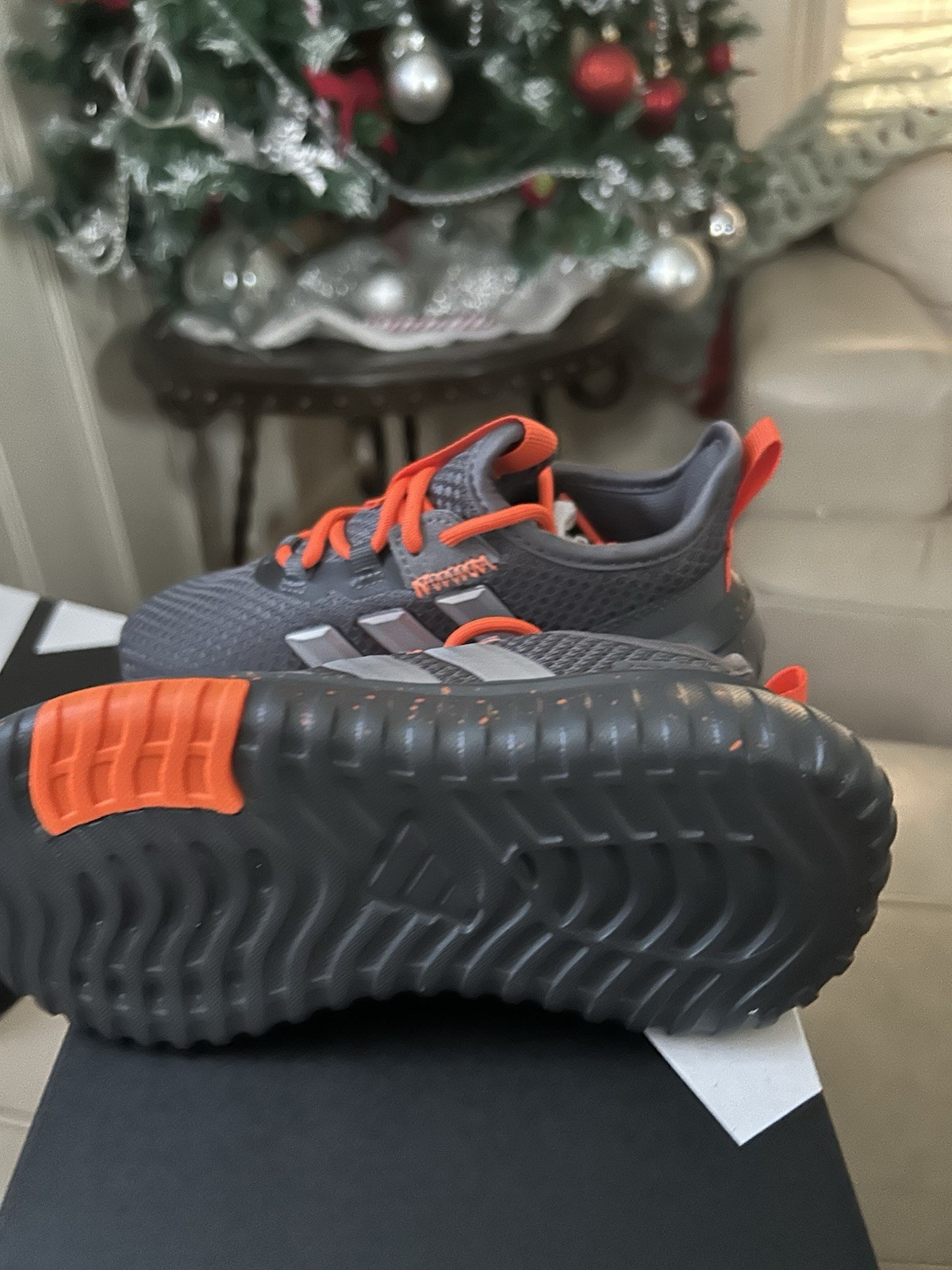 Boys Adidas Kaptir 4.0 Shoes, Size 11k, New In Box