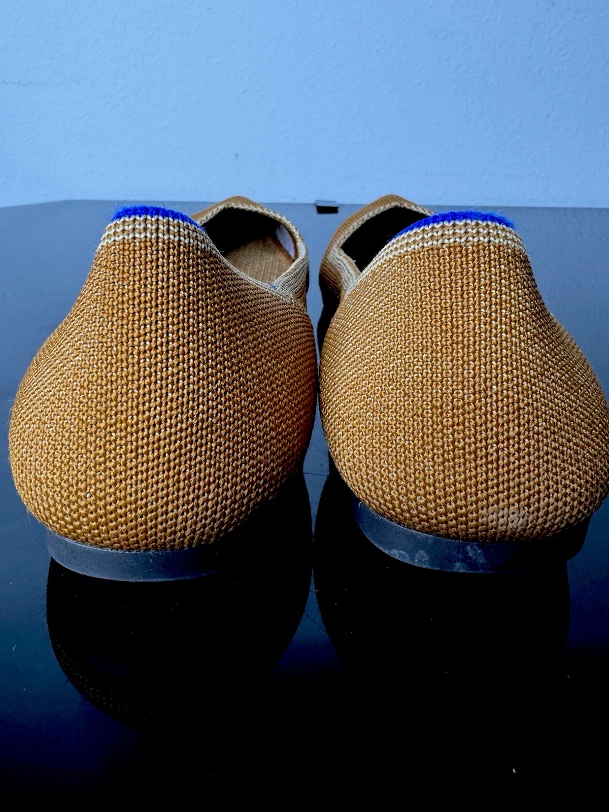 Rothy’s The Point Women’s Flats Marigold Yellow Size 7.5 Excellent Condition