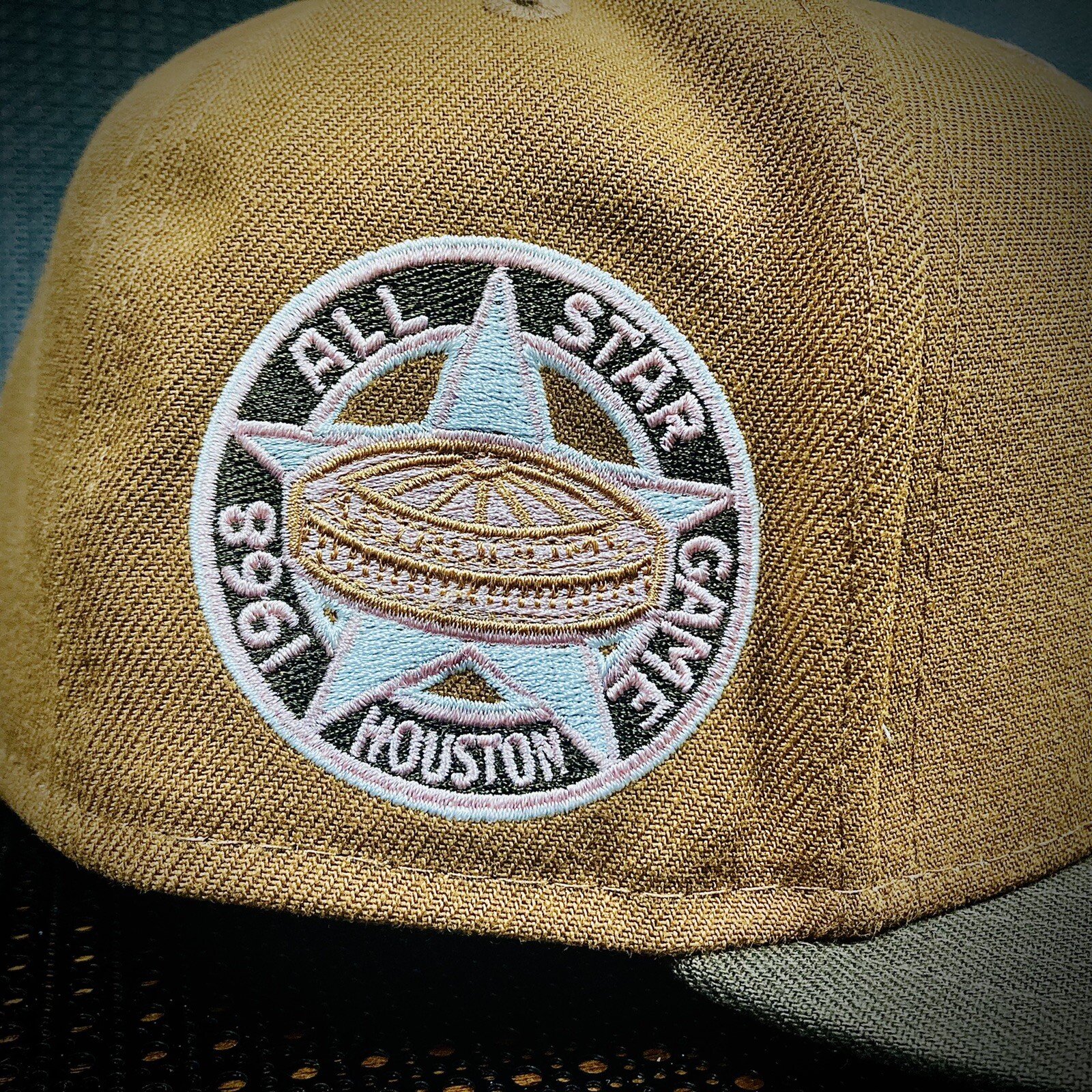 New Era 59Fifty 7 1/4 Astros Houston “ Just Drop 12” Fitted Hat Club Brown