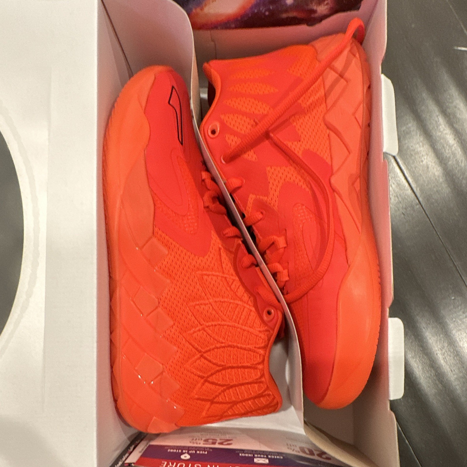 Lamelo Ball PUMA MB.01 Red blast fiery RedMid Top Basketball Sneakers size 12
