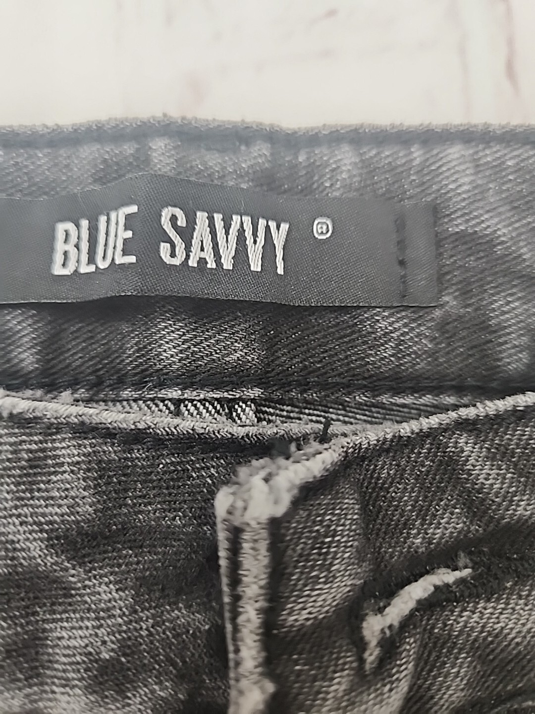 NWT Blue Savvy Jeans Womens Size 9 Mom High Rise 90s Distressed