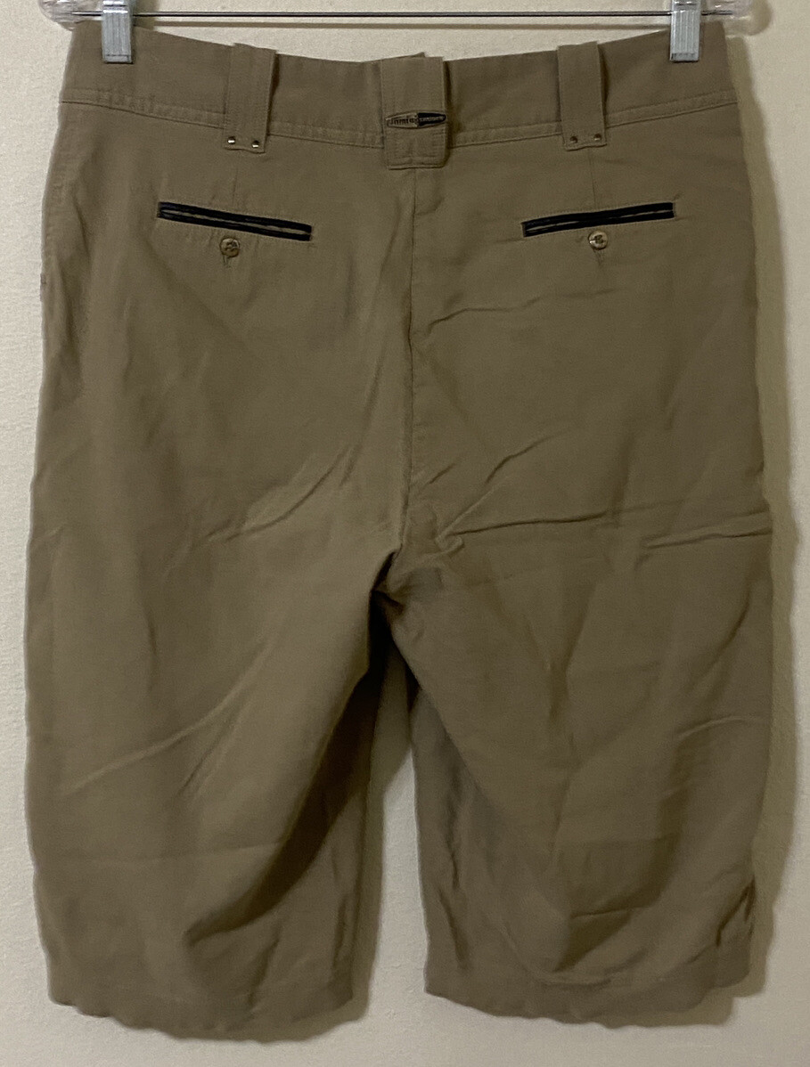 Jamie Sadock Size 8 Women’s Light Khaki Casual Golf Long Shorts 30″ x 12″