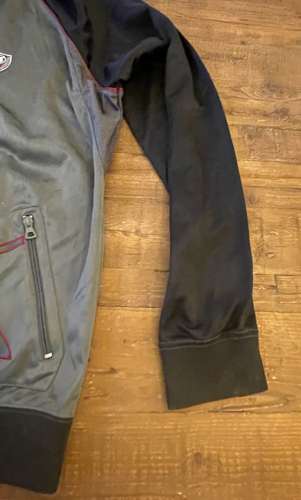 DVS Shoe Company Gray/Black Full-Zip Jacket Size XL FREE SHIPPING!