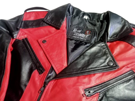 Elevate your style with this sporty yet elegant genuine sheepskin leather jacket