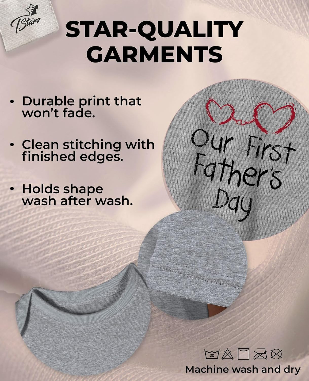 Our First Father’S Day Dad and Baby Matching Shirts – New Dad Gift Set with Men’