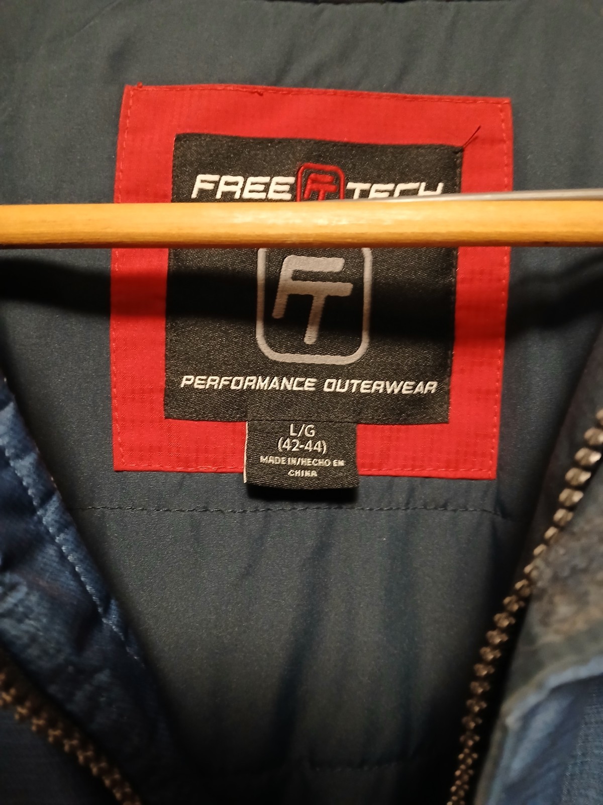 Free Tech Performance Outerwear Sz Large Blue Black
