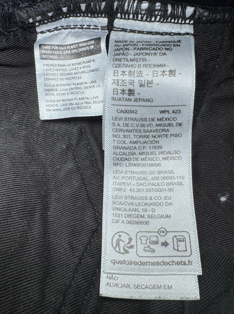 LEVI’S® Made & Crafted JAPAN Patchwork Women’s Barrel Jeans – Side 31 – Black