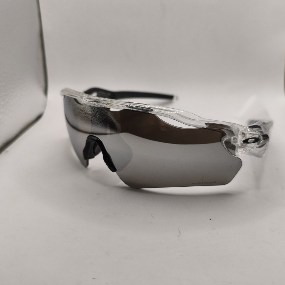 Hot Oakley OO9208 Radar EV Path Sunglasses Clear Gray Frame Prizm Mirrored Lens