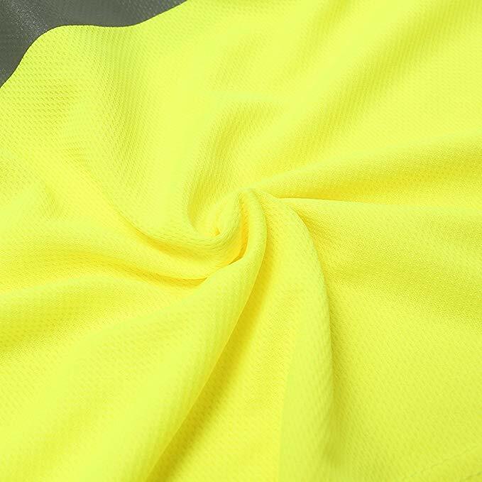 Hi Vis T Shirt ANSI Class 3 Reflective Safety Lime Short Long Sleeve Road Work