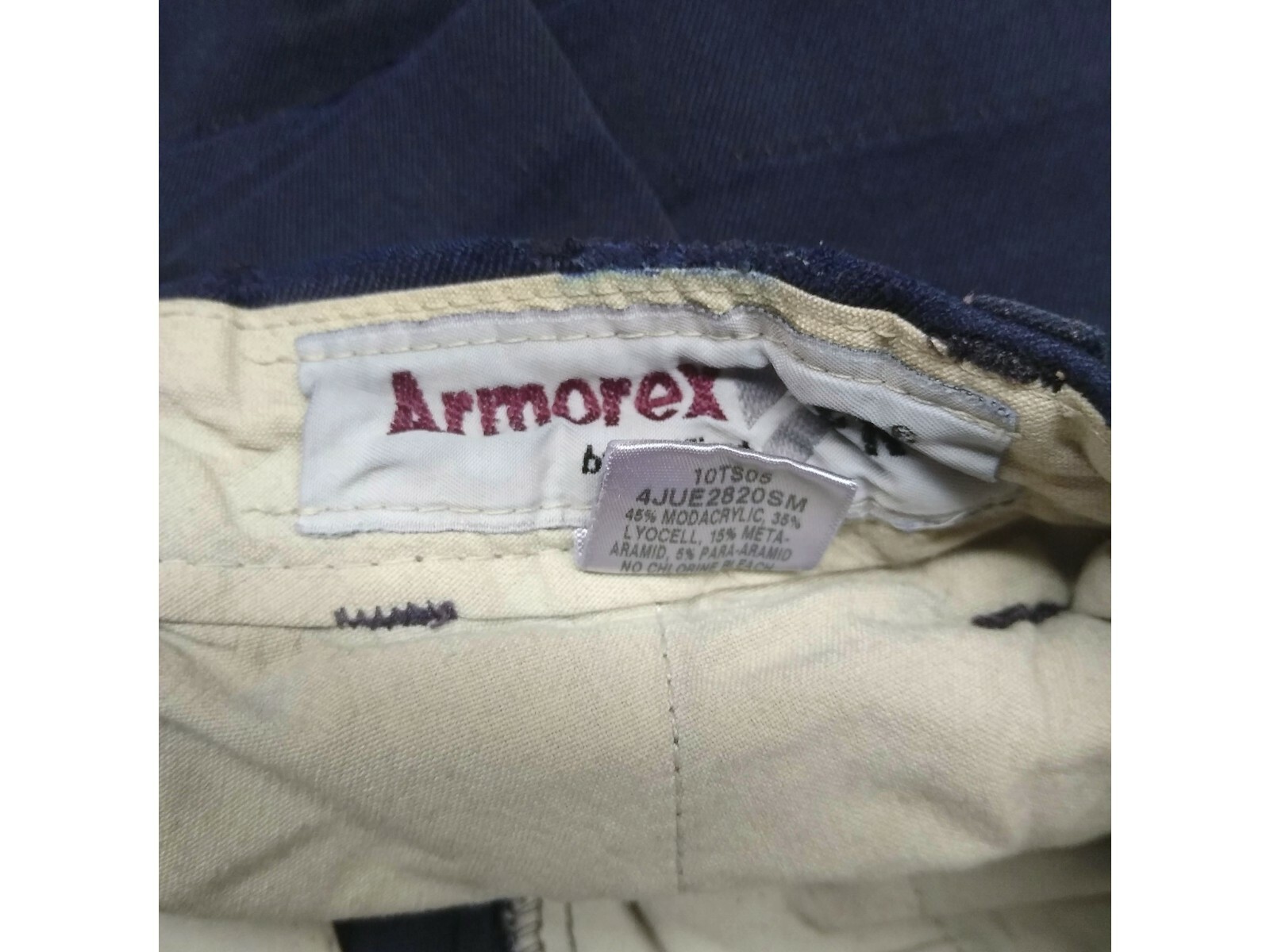 Used Navy Blue Flame Fire Resistant FR Pants Bulwark Carharrt Workrite Cintas
