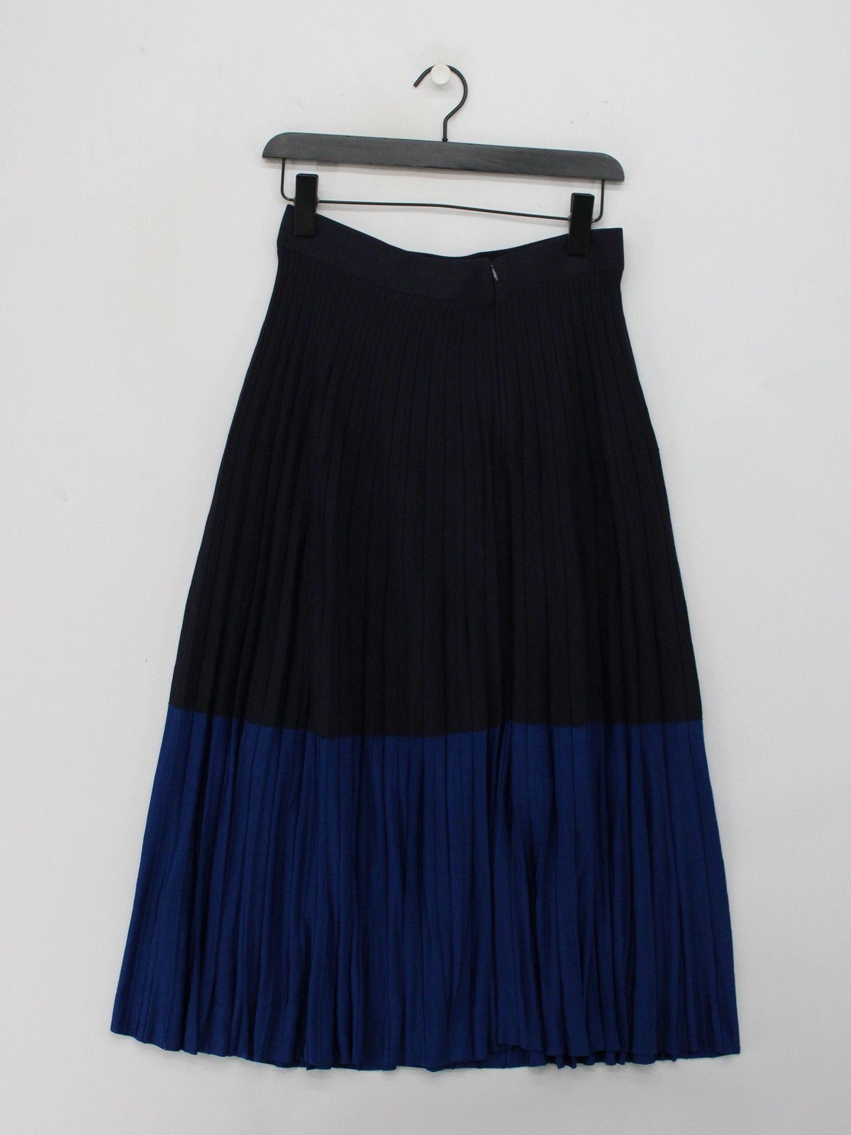 Cefinn Women’s Midi Skirt M Blue Viscose with Nylon, Rayon, Polyester Pleated