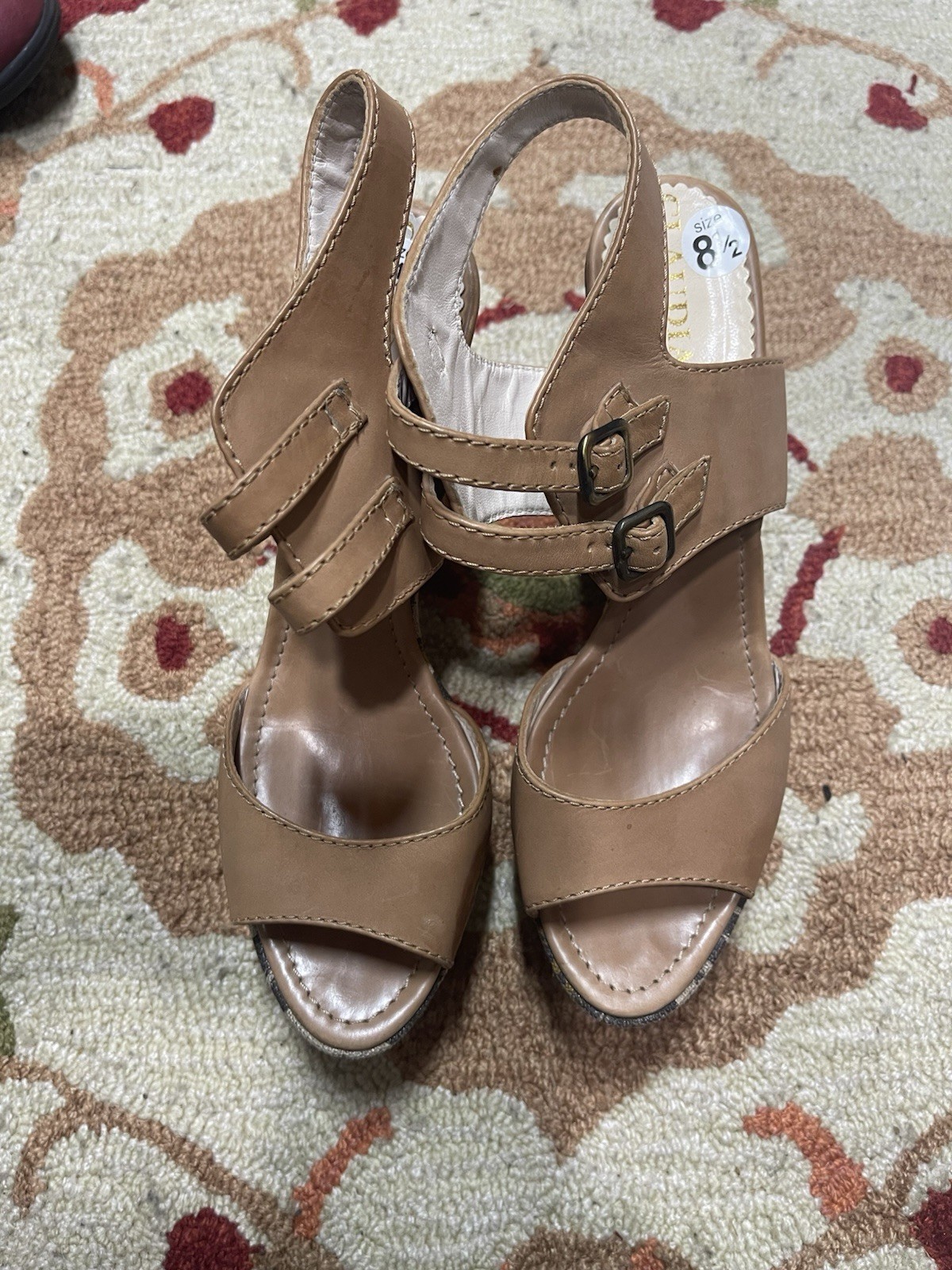 Pre-owned Claudia Ciuti wedges shoes size 8.5