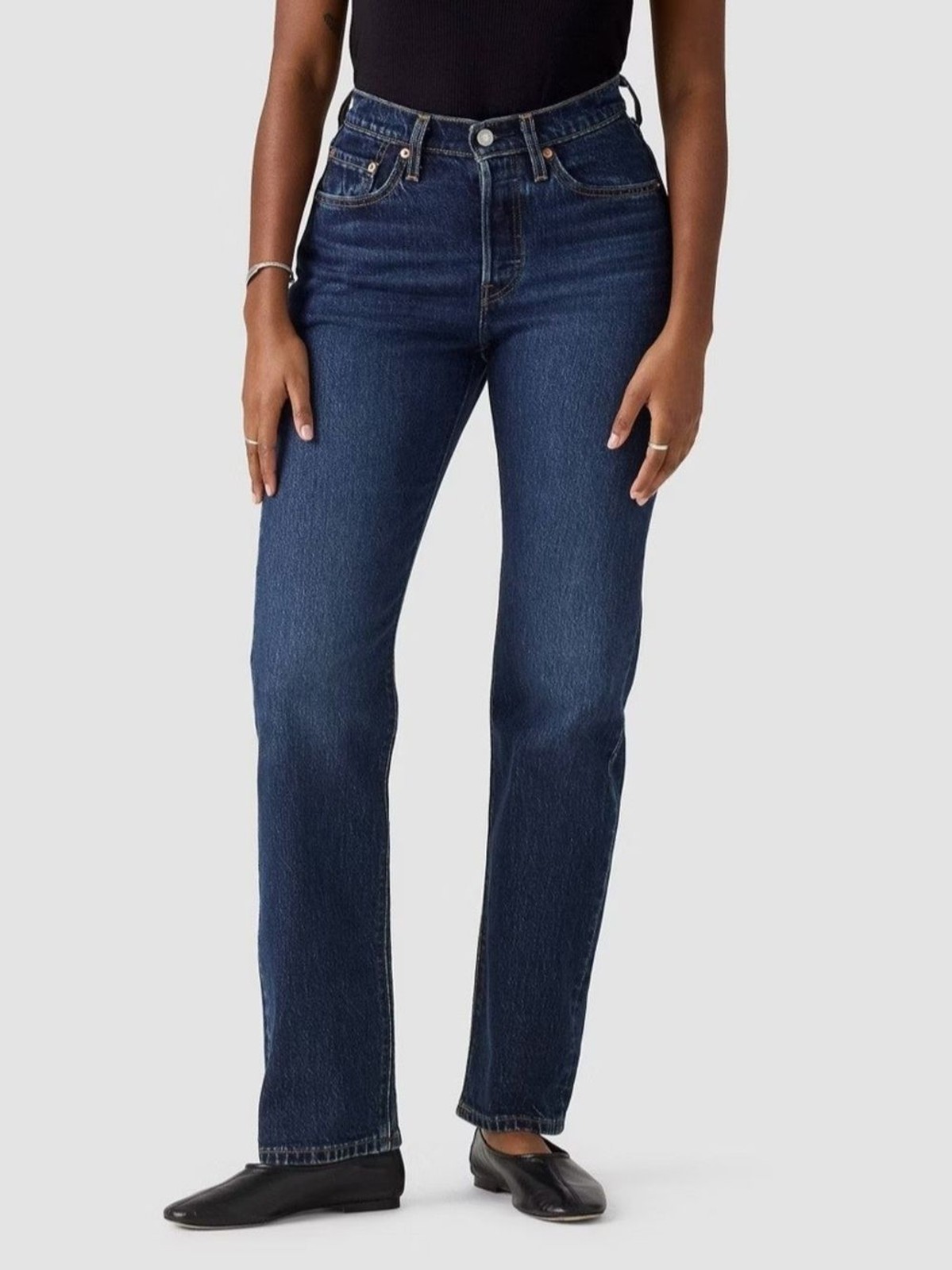 Levi’s Women’s 501 Curve Straight Leg Stretch Jeans – Mild Salsa – 26 X 30 – NEW