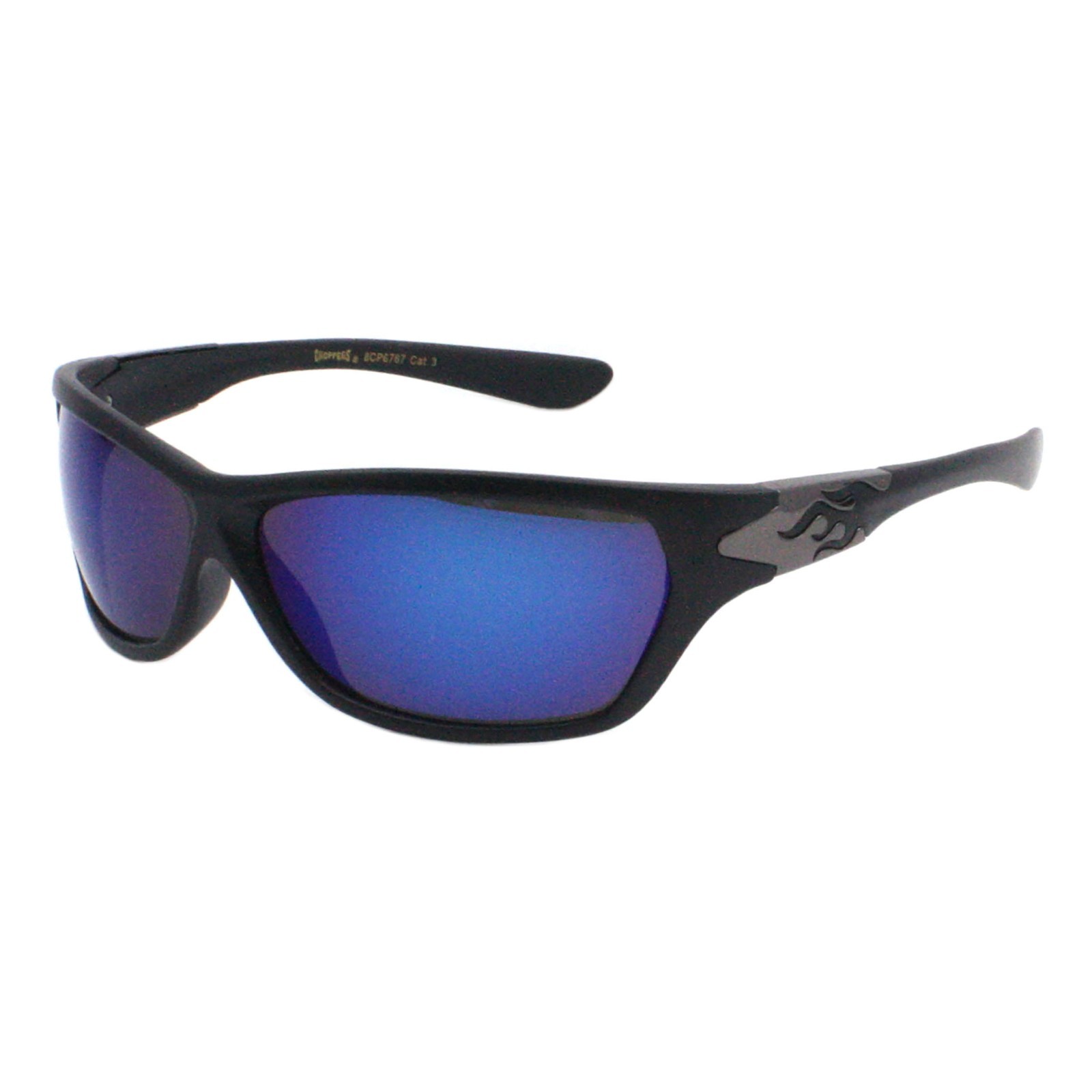 Choppers Flame Sunglasses Men’s Biker Wrap Around UV400 Protection