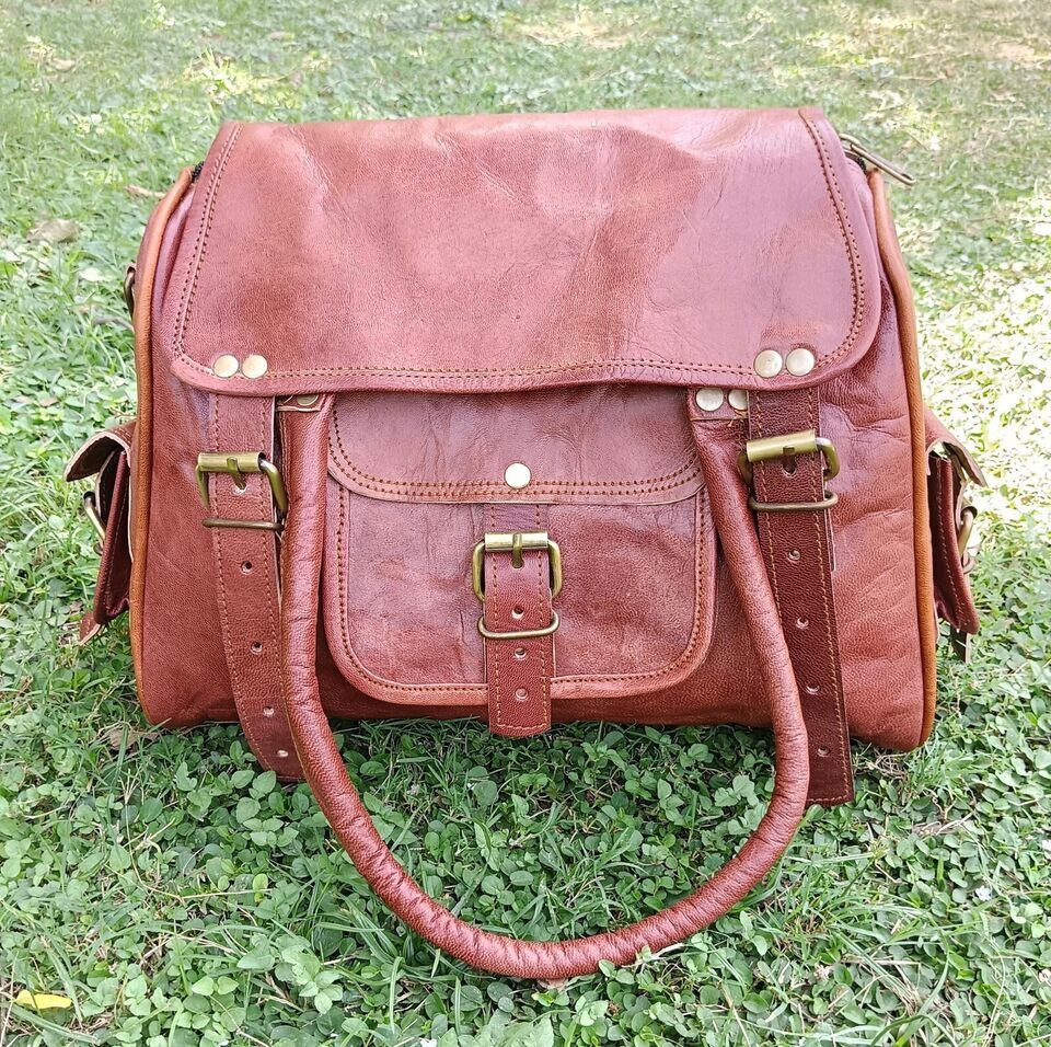 Leather Tote, Everyday use tote bag, Laptop Work Student Bag,Shoulder Bag