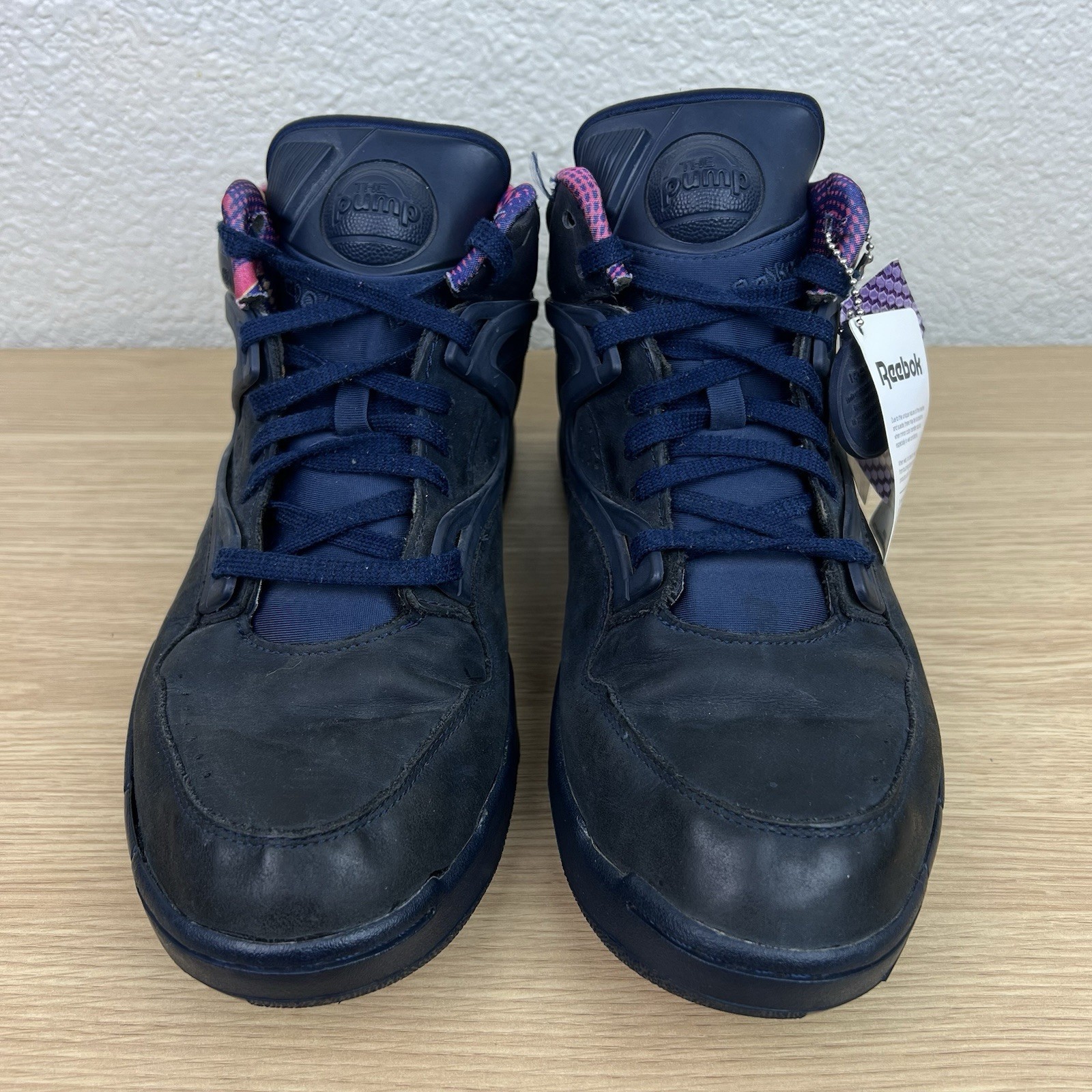 Reebok Pump Omni Lite X Lamar And Dauley Navy Blue Shoes Men’s Size 10.5 BEATERS