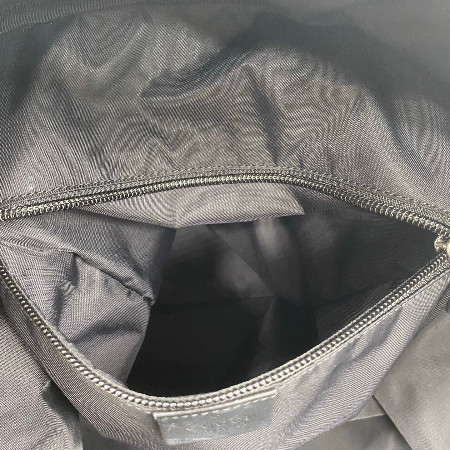 Gucci Sherry Ophidia GG Supreme Monogram Backpack Beige Canvas Web Black 051809