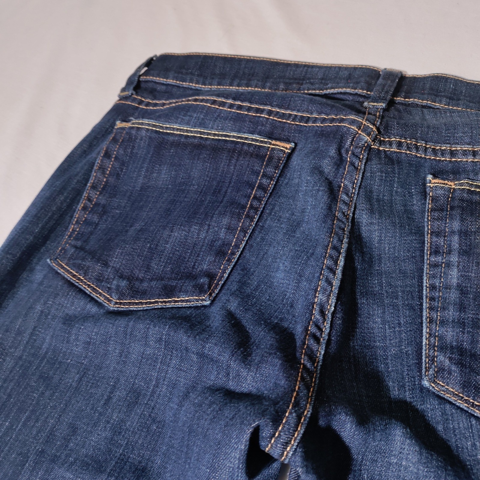 7 For All Mankind Slim Straight Jeans Size 30 (30.5″x26″ Actual) Made in USA