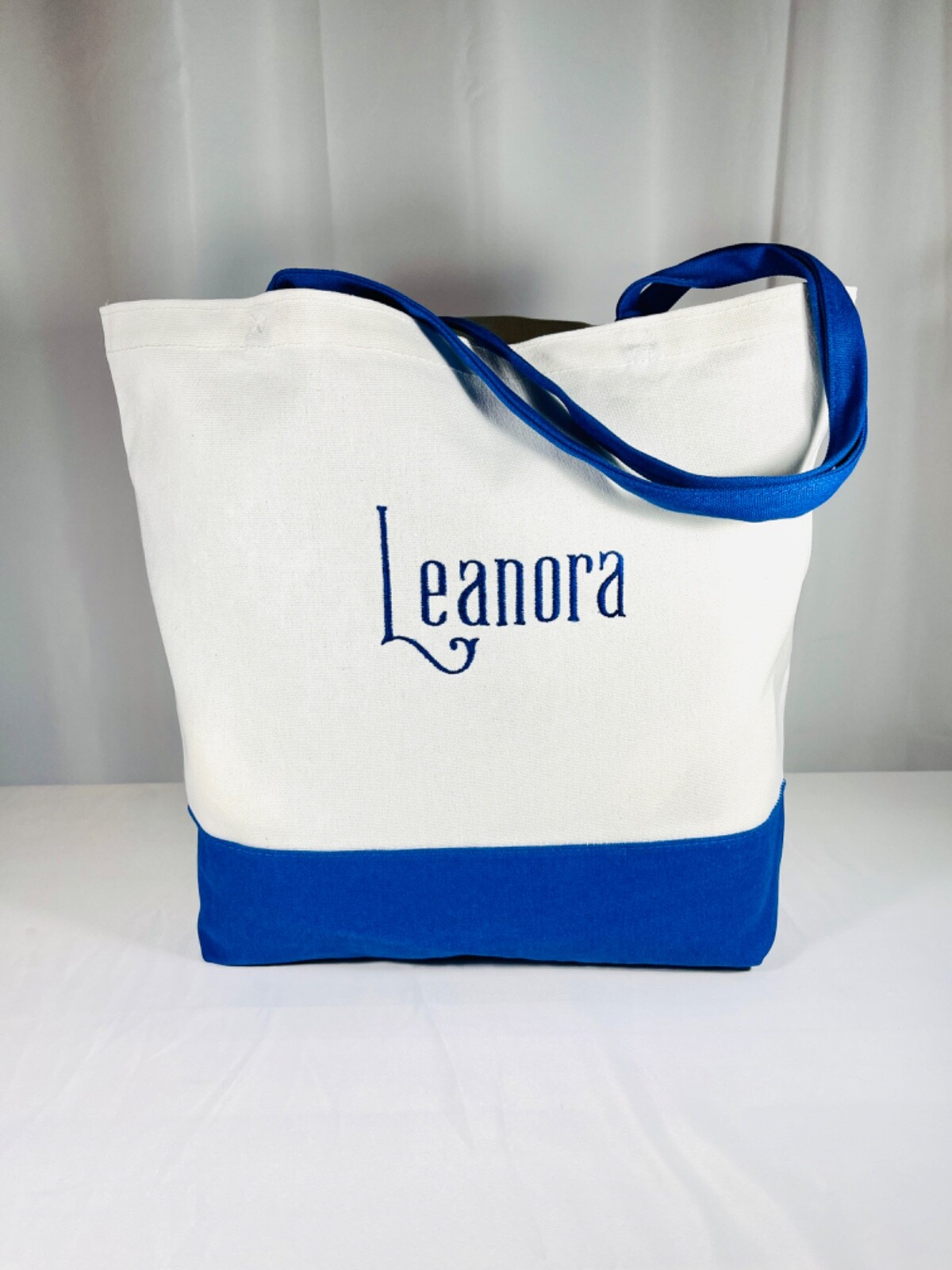 Monogrammed, Personalized, Initialed, Canvas Tote Bag, You pick bag, thread colo