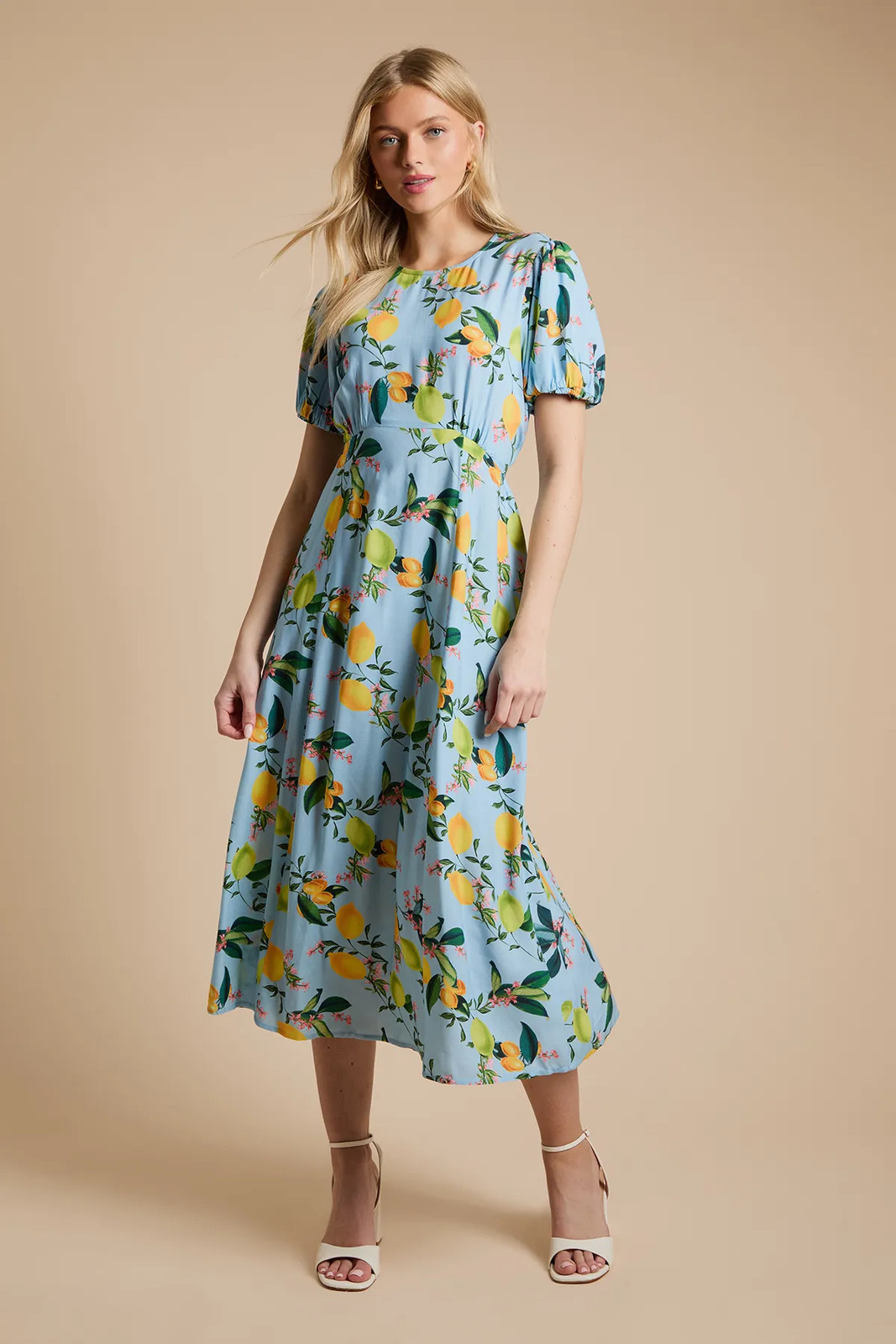Dorothy Perkins Blue Midi Dress Womens Daywear Dresses