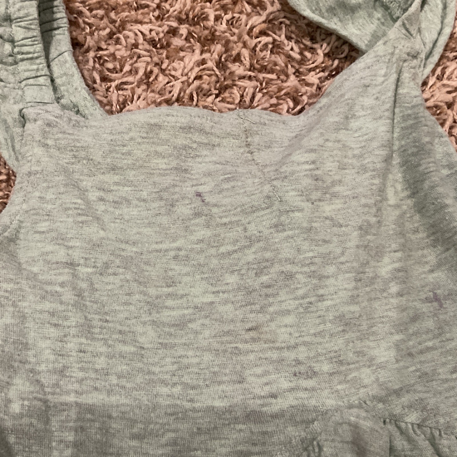 Art Class Green Solid Knit Square Neck Peplum Tank Top Bow Ruffle Size M (8)
