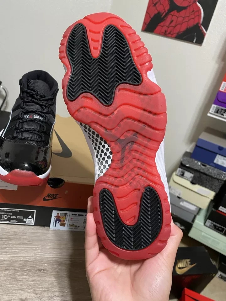Jordan Air Jordan 11 Retro Men’s Black Red White Basketball Sneakers