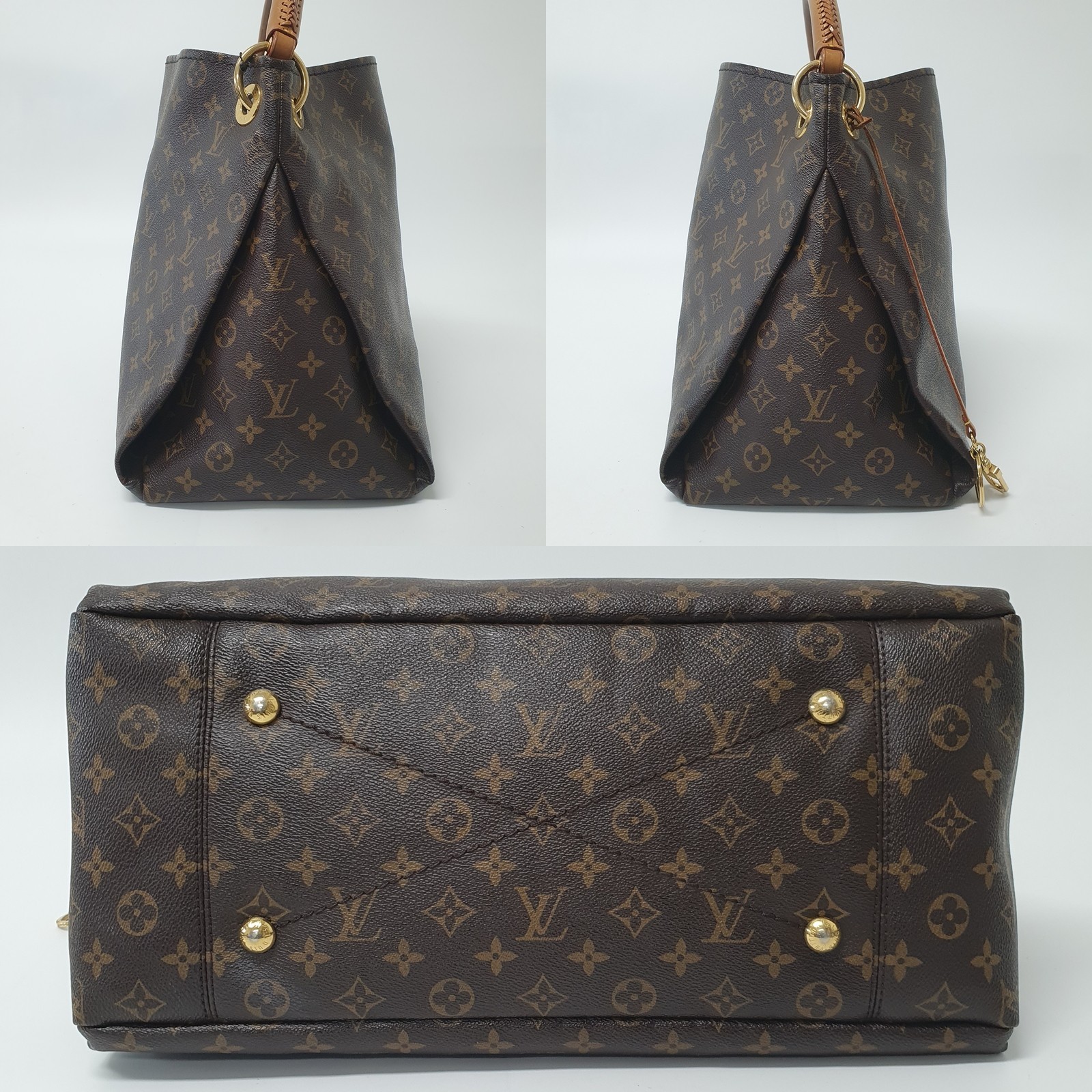 Authentic Louis Vuitton Artsy MM Monogram M40249 Guaranteed Genuine Daily CLA617