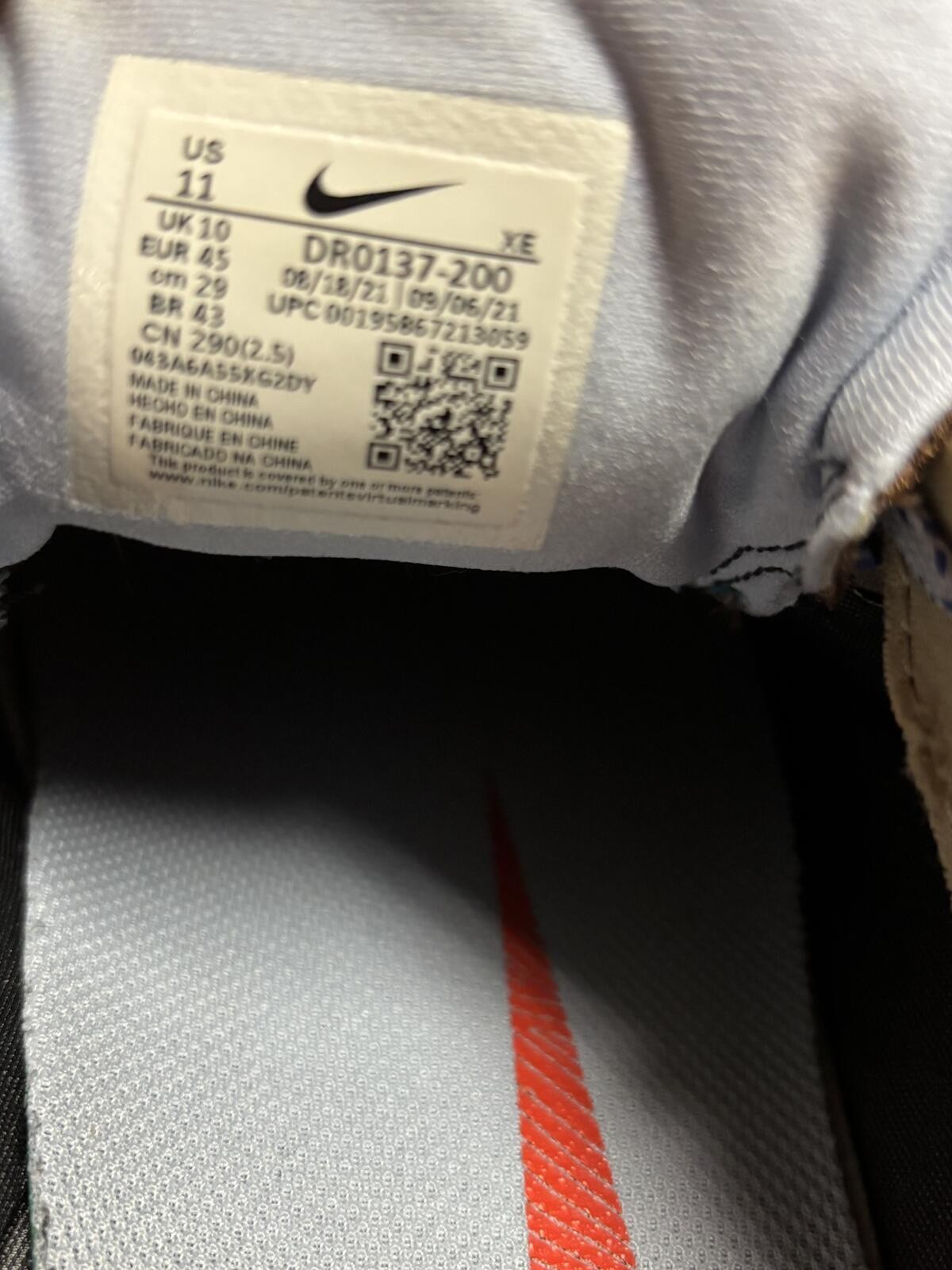NIKE PEGASUS TRAIL 3 GTX ES CACAO WOW-RUSH ORANGE SZ 11 [DR0137-200]