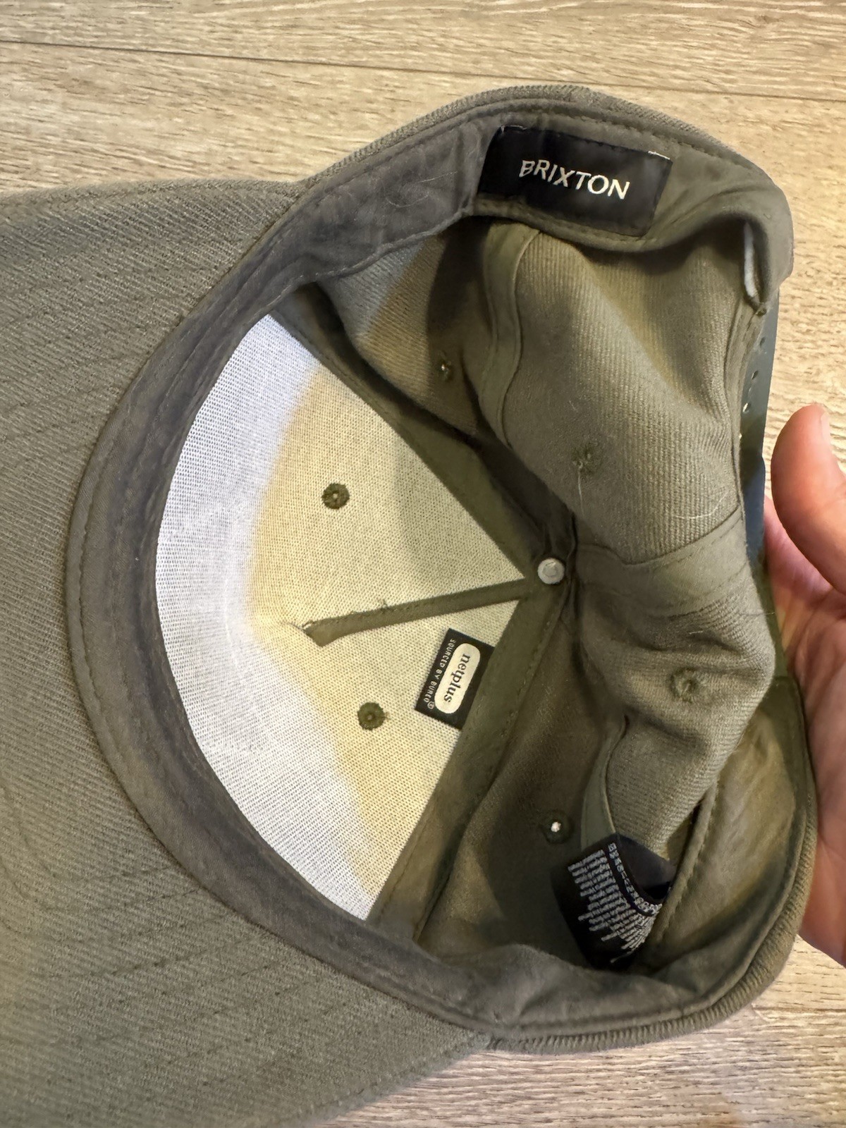 Brixton Company BRXTN Olive Green Adjustable Strapback Hat/Cap