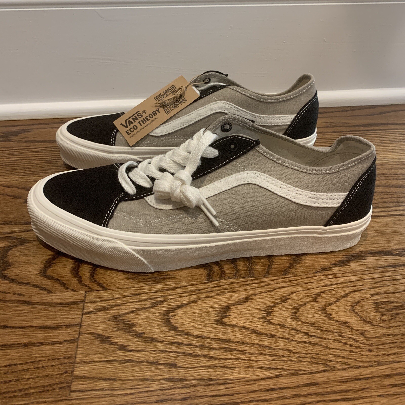 Vans Old Skool Theory Tapered Black & Beige Sneakers Shoes Men’s Size 10
