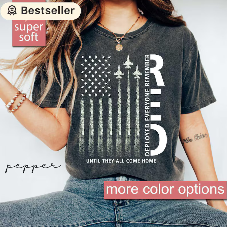 Red Friday Remember Comfort Tee Military Support Shirt Veteran Gift