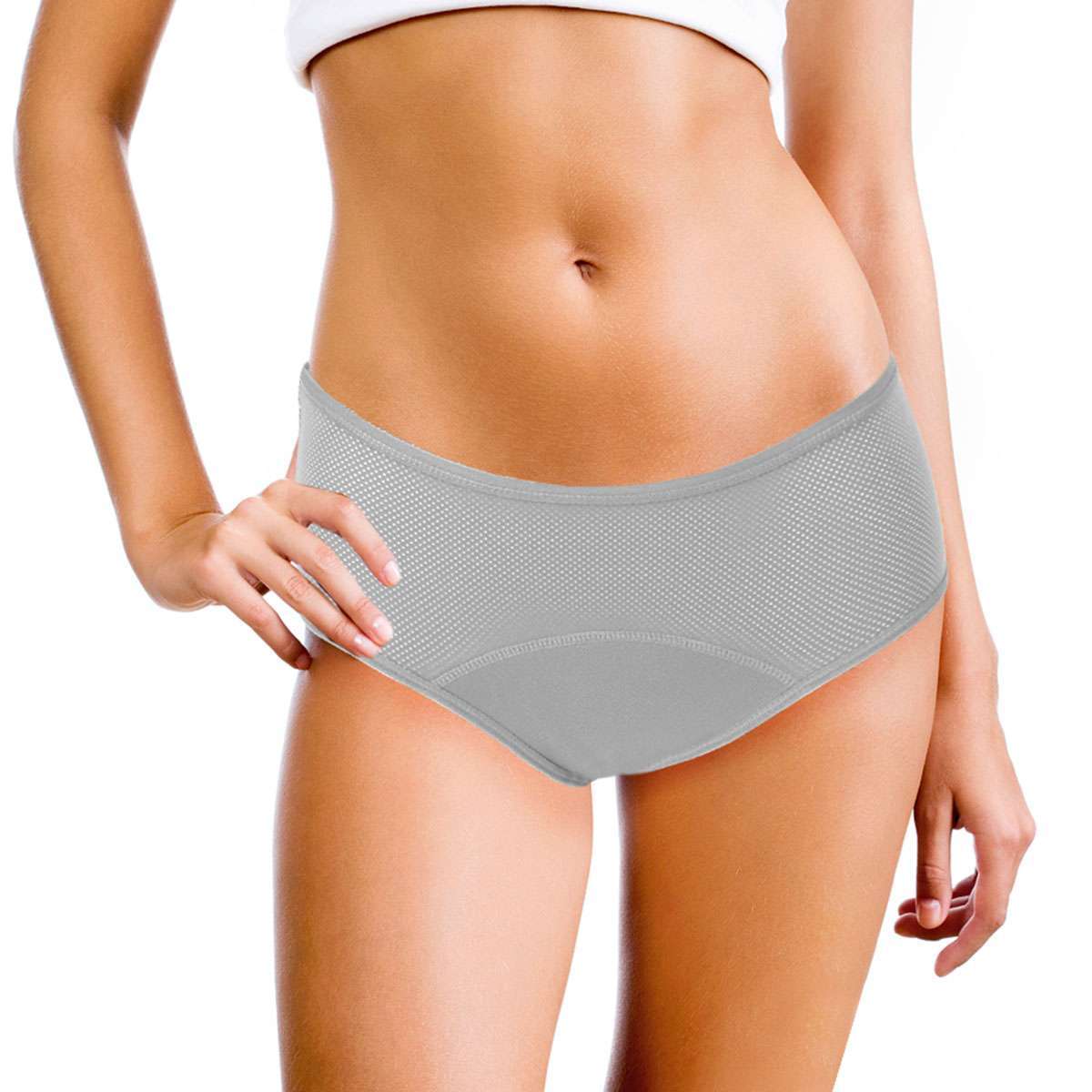 4 Pack Menstrual Period Underwear Girls Leak Proof Pull on Ladies Panties Briefs
