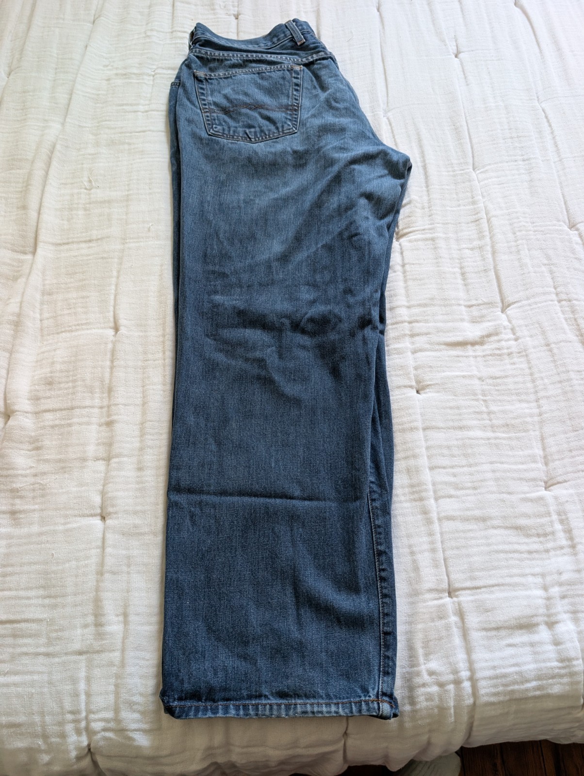 Vintage Lucky Brand Jeans Straight Fit – Size 38×32, Gene Montesano, Made in USA