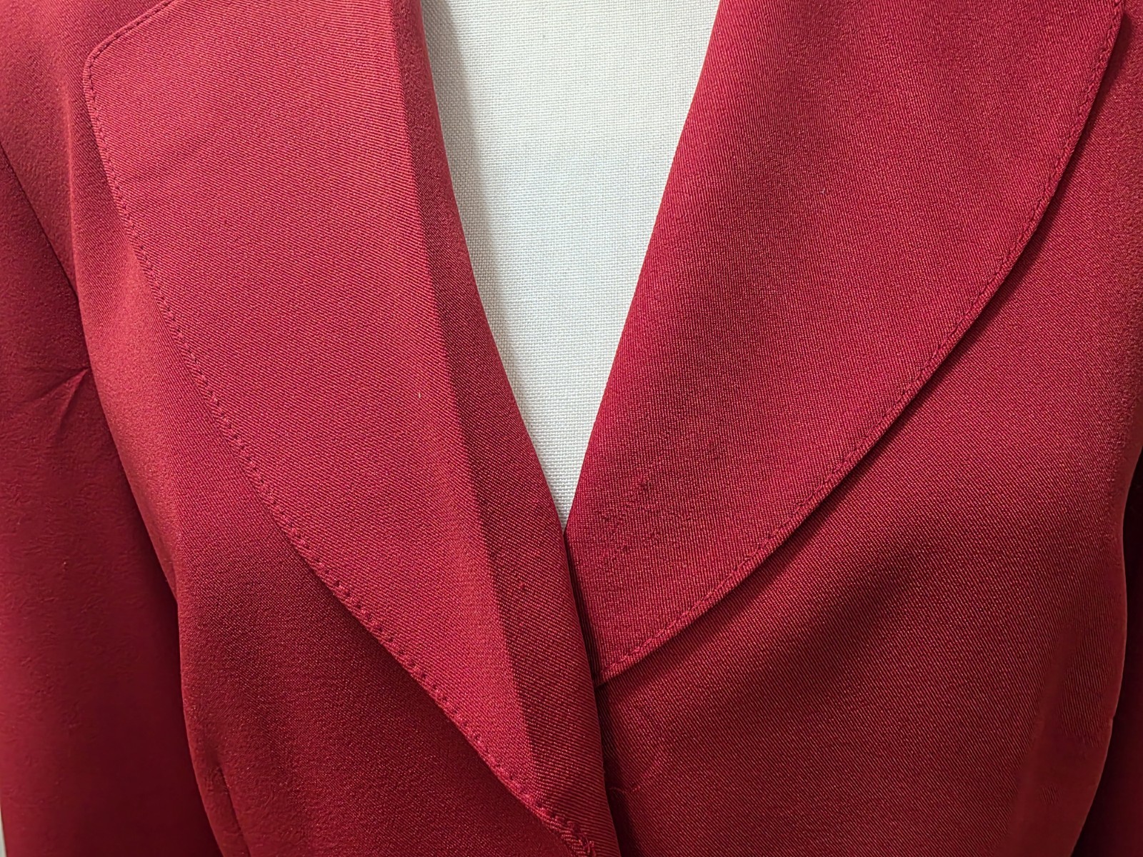 NYP Suits Red Jacket & Pleated Skirt Set Size 12 Business Church Formal