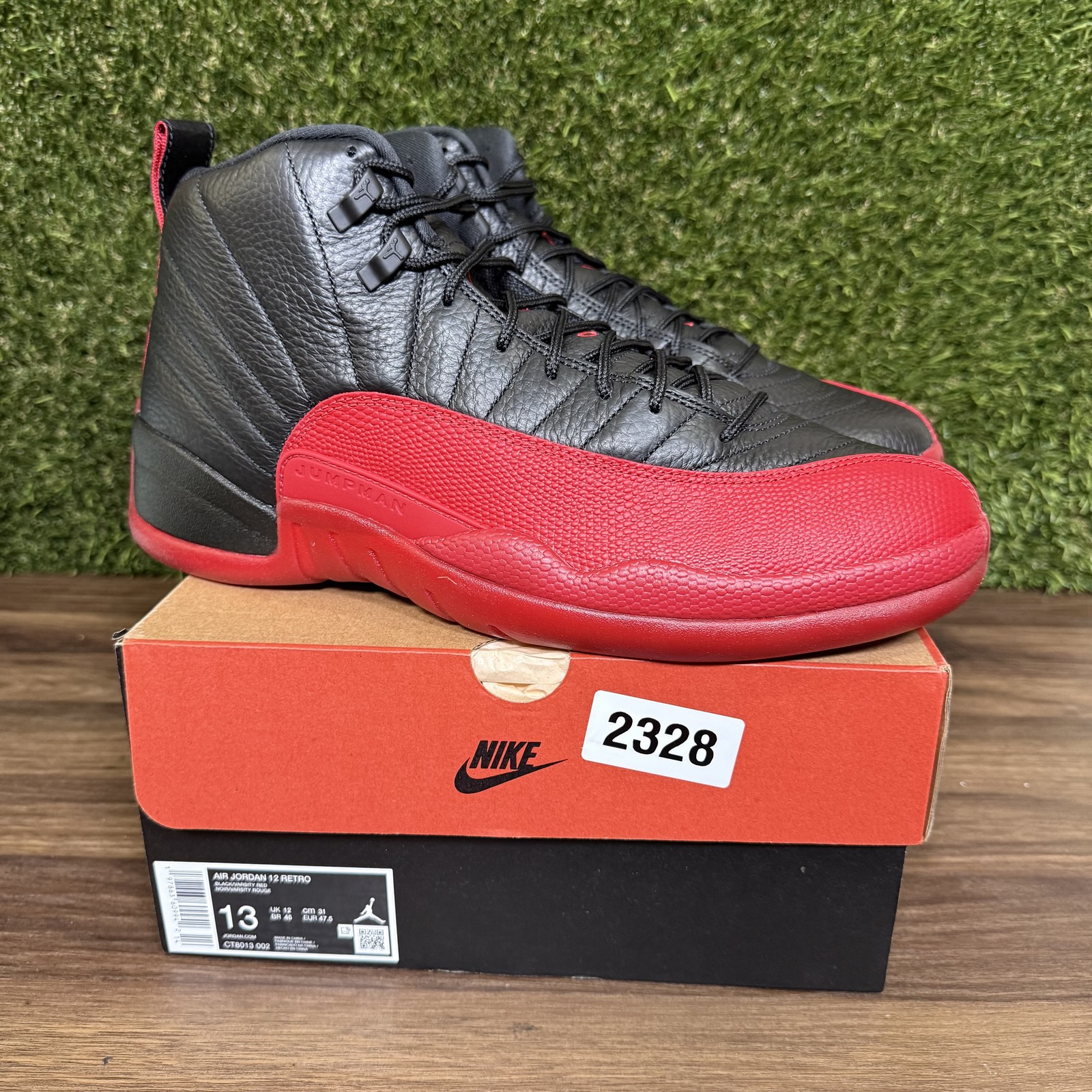 Air Jordan 12 Retro Shoes Mens Size 13 Playoffs OG Box CT8013-006 Basketball