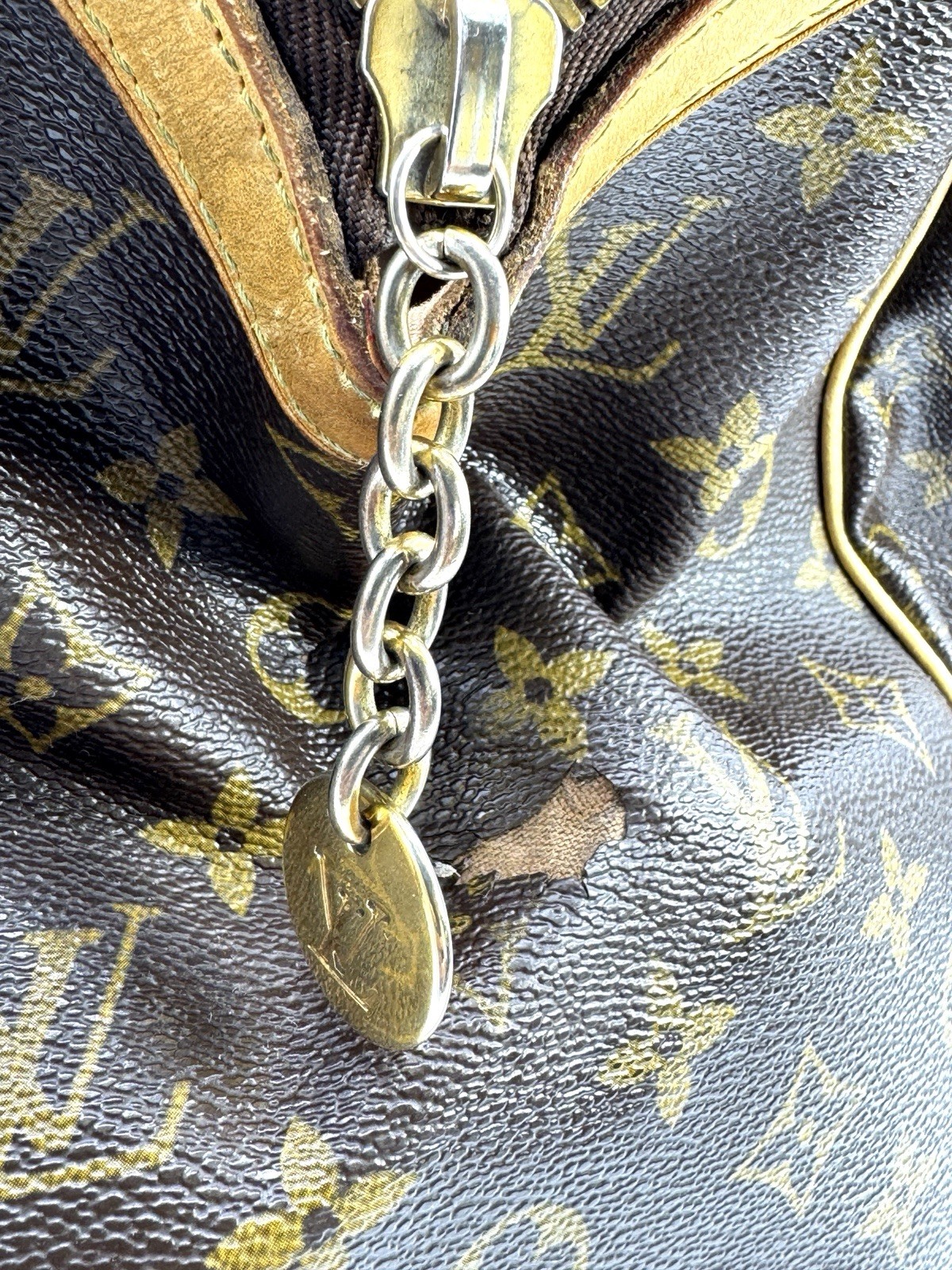 LOUIS VUITTON Tivoli GM Shoulder Handbag M40144 Monogram canvas Brown Used LV