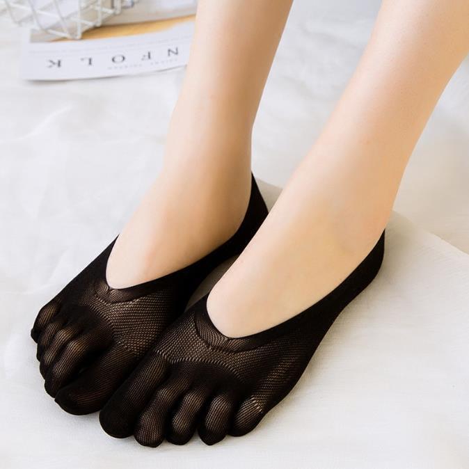 1-6 Pairs Mens Womens No Show Invisible Nonslip Boat Cotton Low Cut TOE Socks