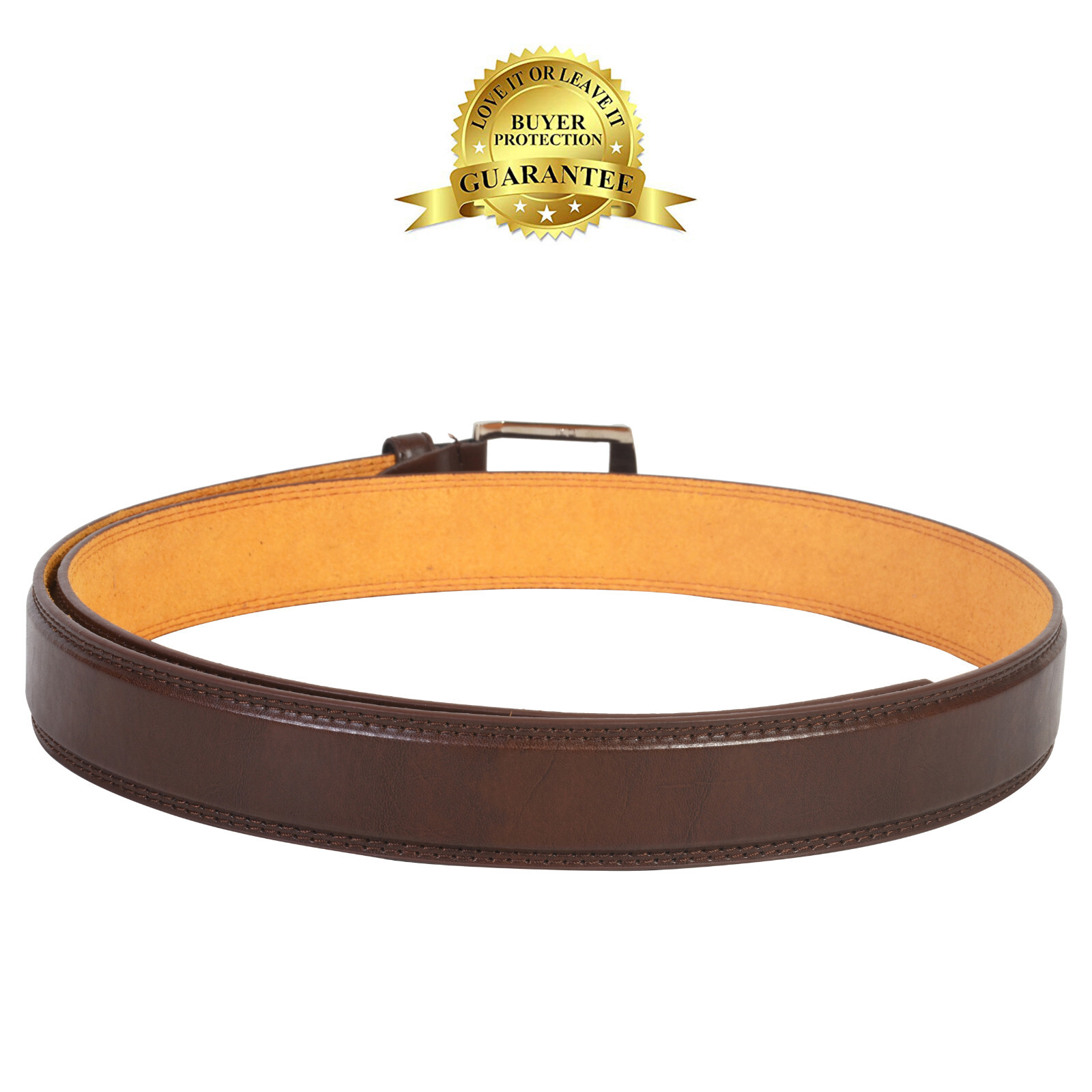 Men’s Top Grain Leather Belts for Men Genuine Solid Belt Workmen 1.5inch Width