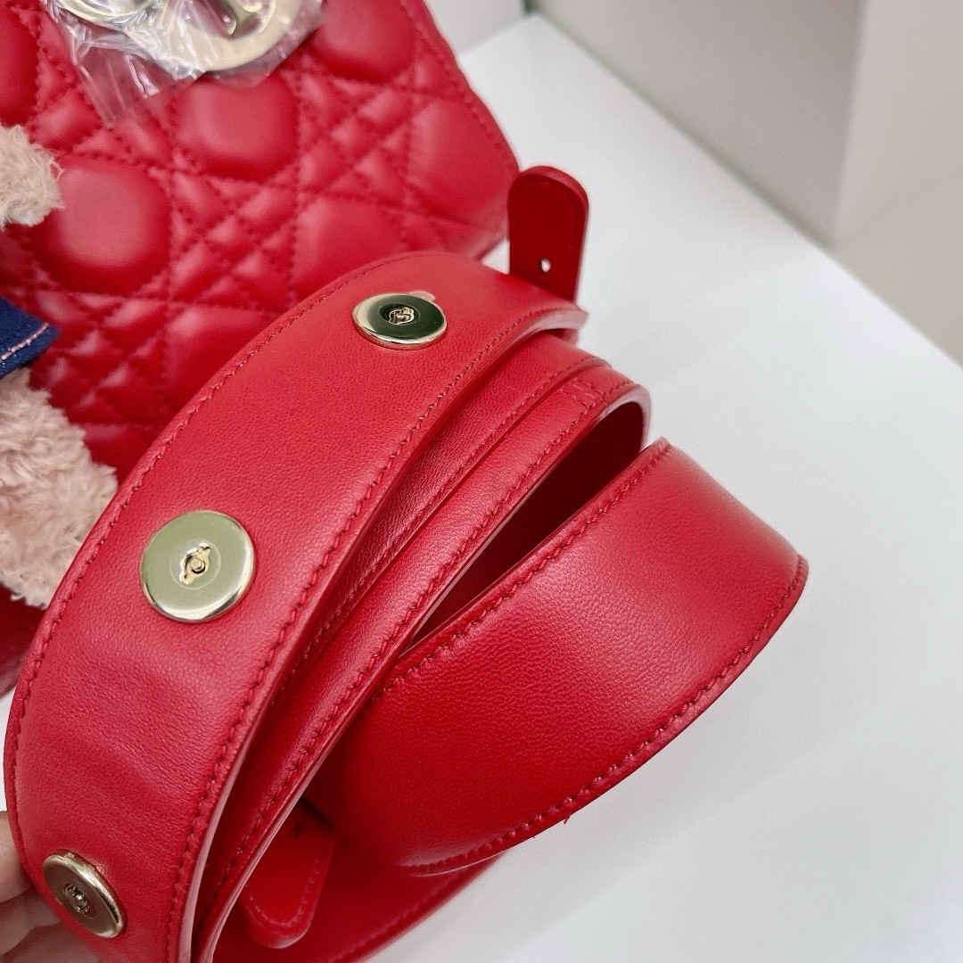 Dior Pre-Owned Authentic Lady Dior Top Handle 20*17*88 Free Tracked Shipping