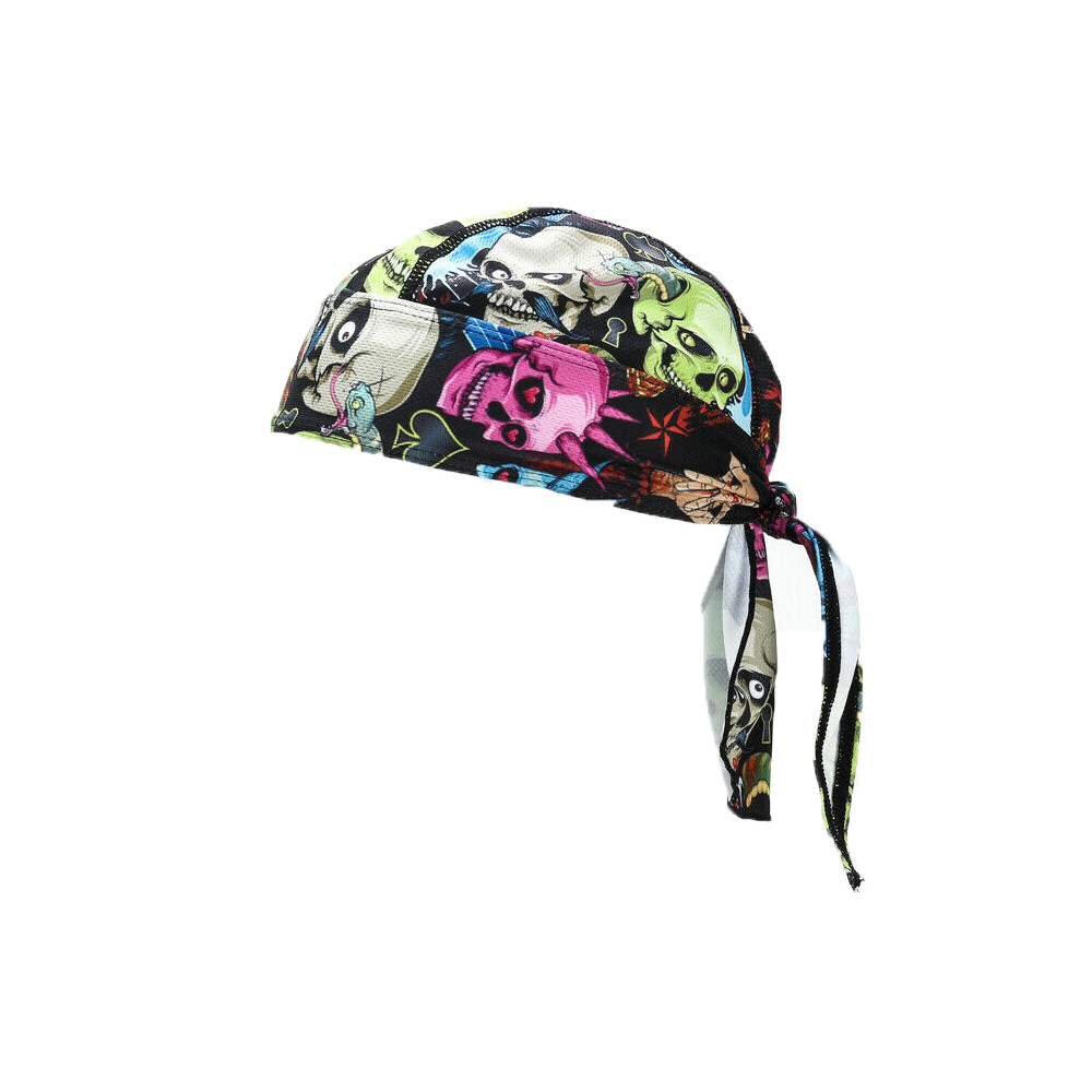 Cooling Helmet Liner Do Dew Rag Skull Cap Beanie Bandana Head Wrap Hat for Men