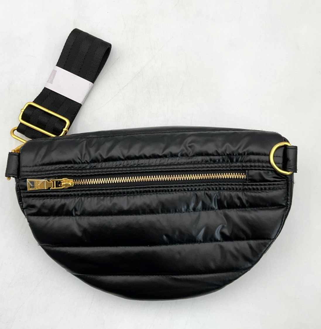 Think Royln Little Runaway Black Belt Bag NWOT