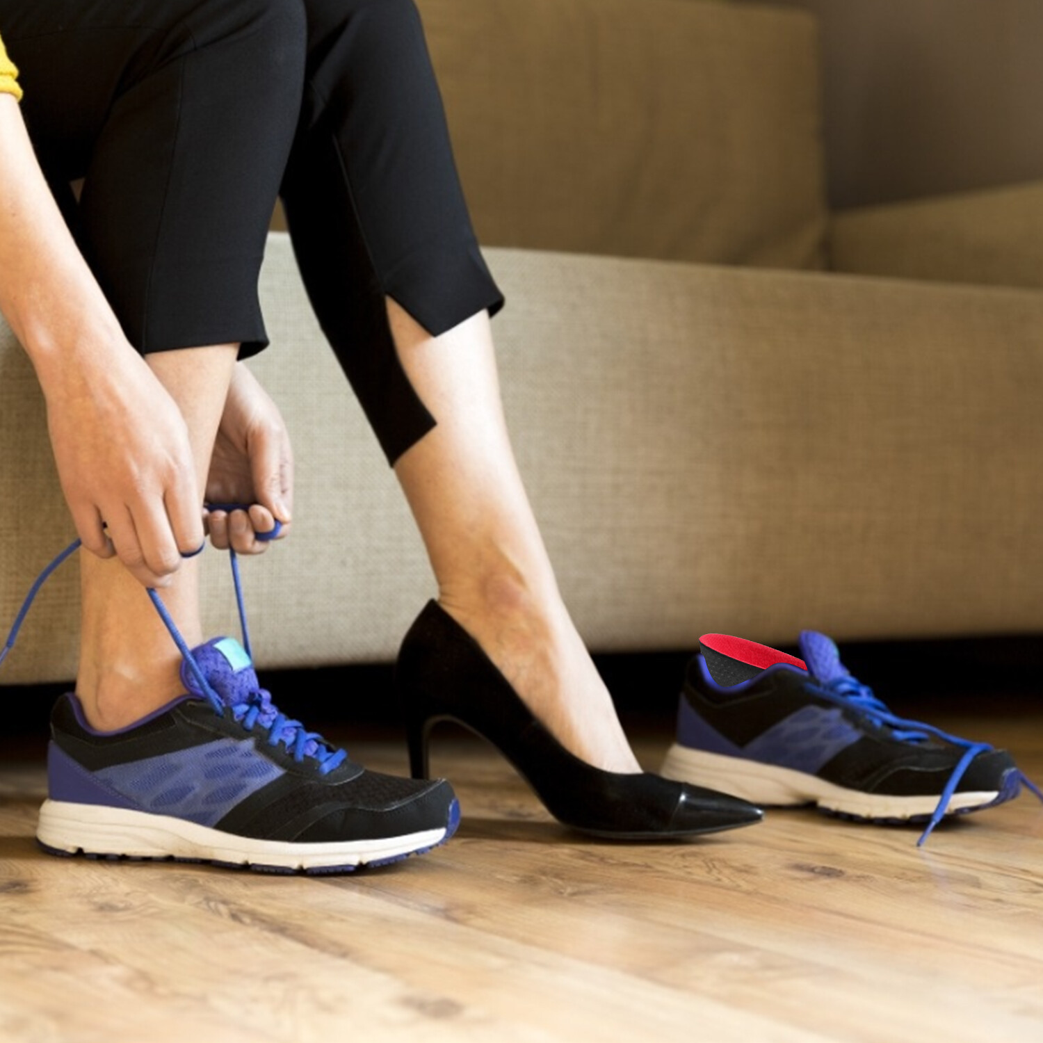Arch Cushion Plantar Orthotic Insoles Half Cushion Athletic Socks Relieve Planta