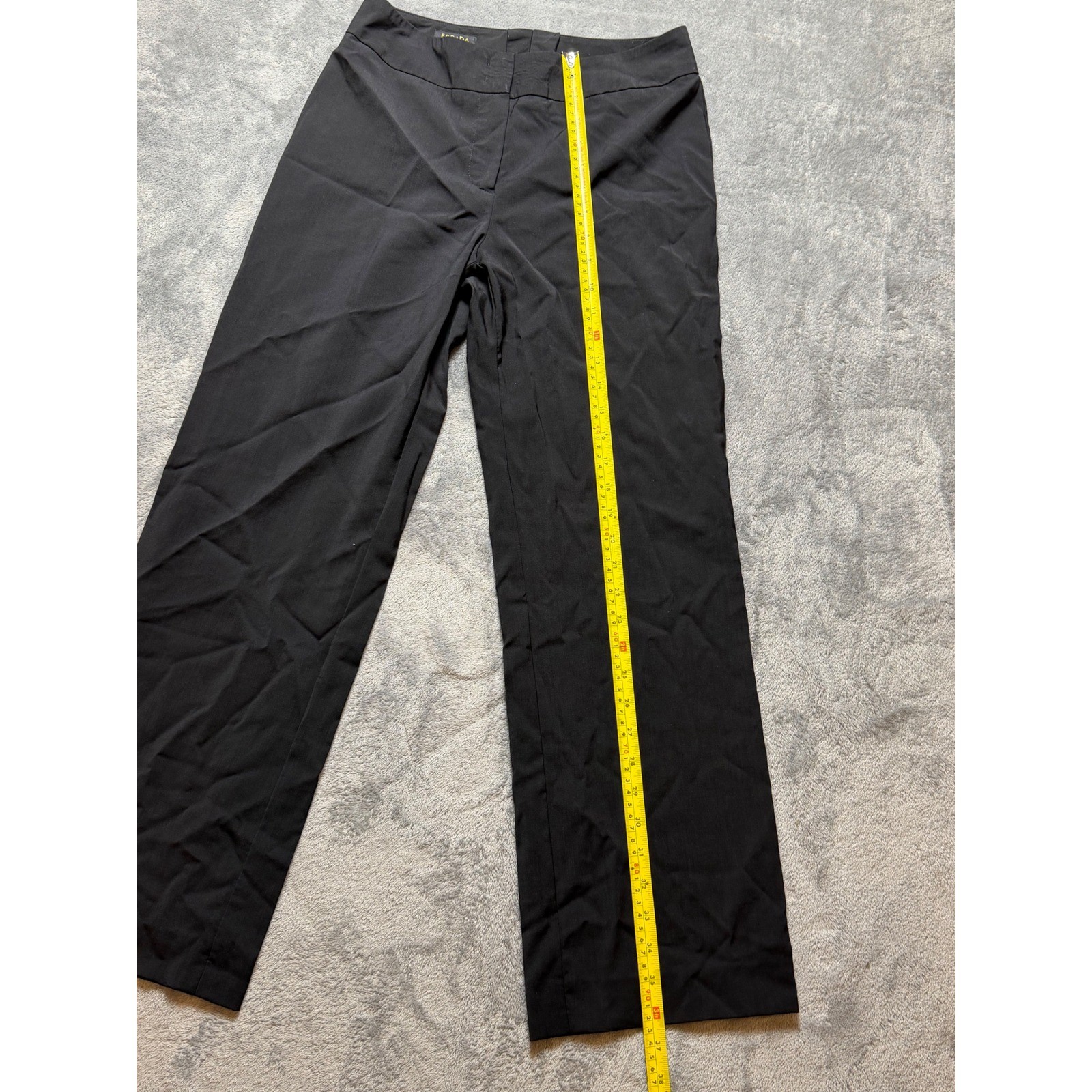 Escada Black Wide Leg Trousers Quiet Luxury Old Money Designer Office Siren 2