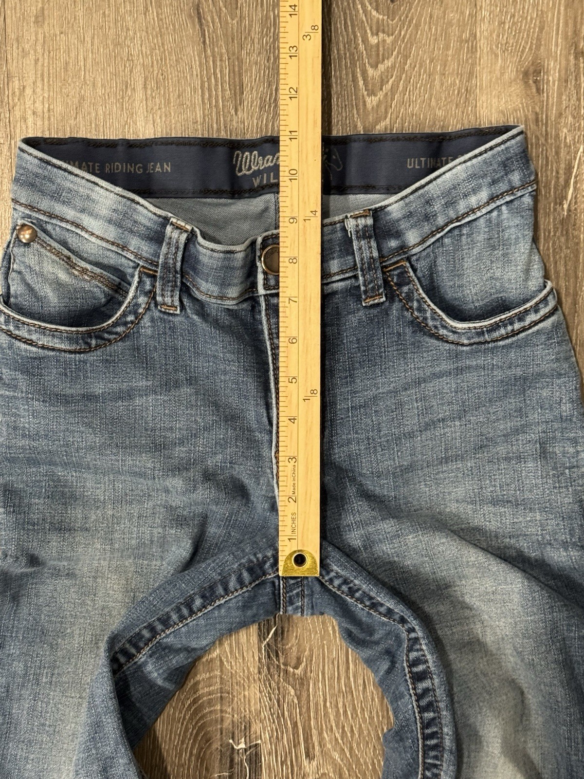 Wrangler Willow Ultimate Riding Jeans Womens 28×32 Bootcut Western Cowboy