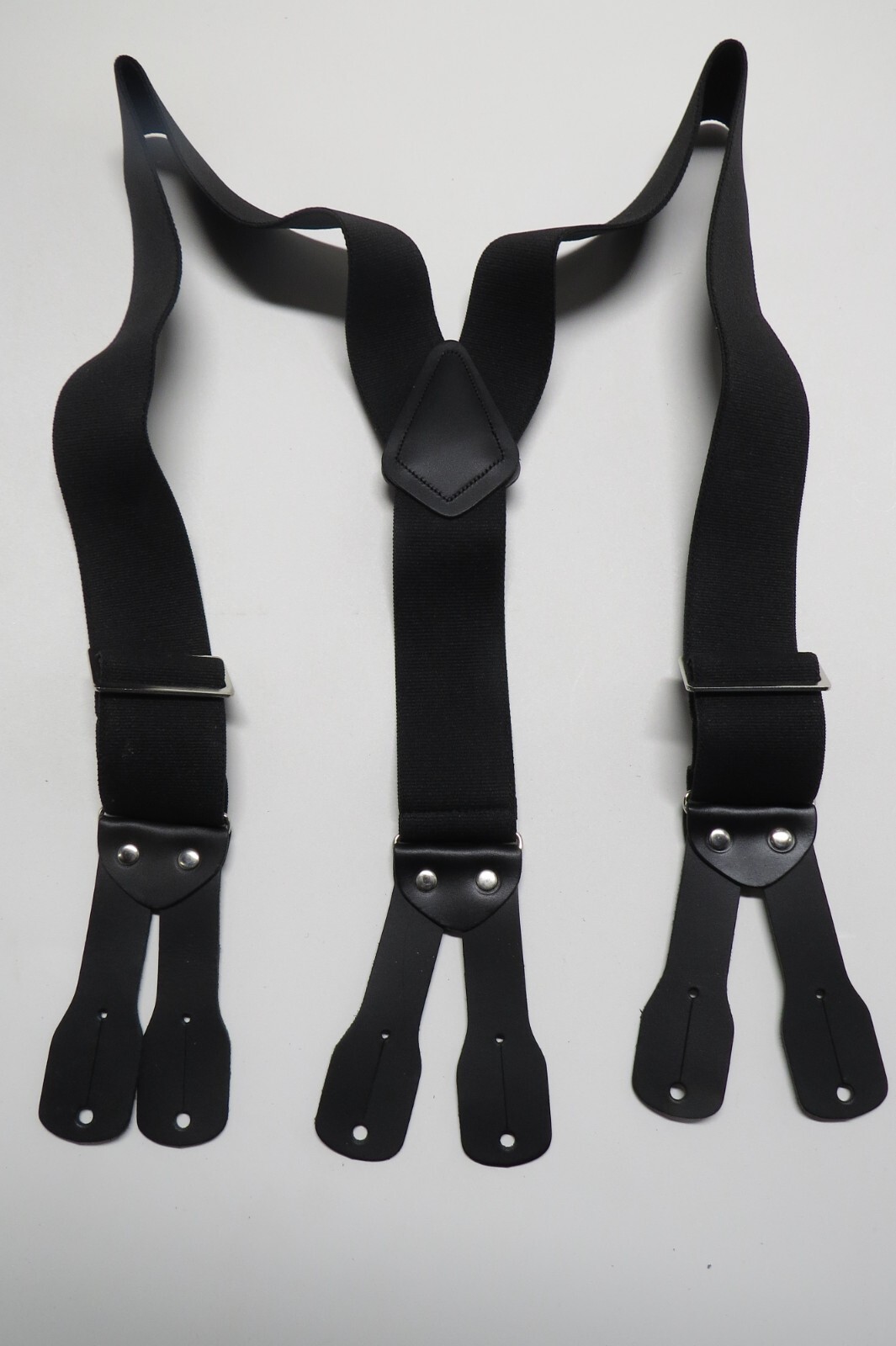 2″ Men’s Suspenders “Y” INDUSTRIAL STRONG MATERIAL,Snaps,Clips,Ears Made in USA