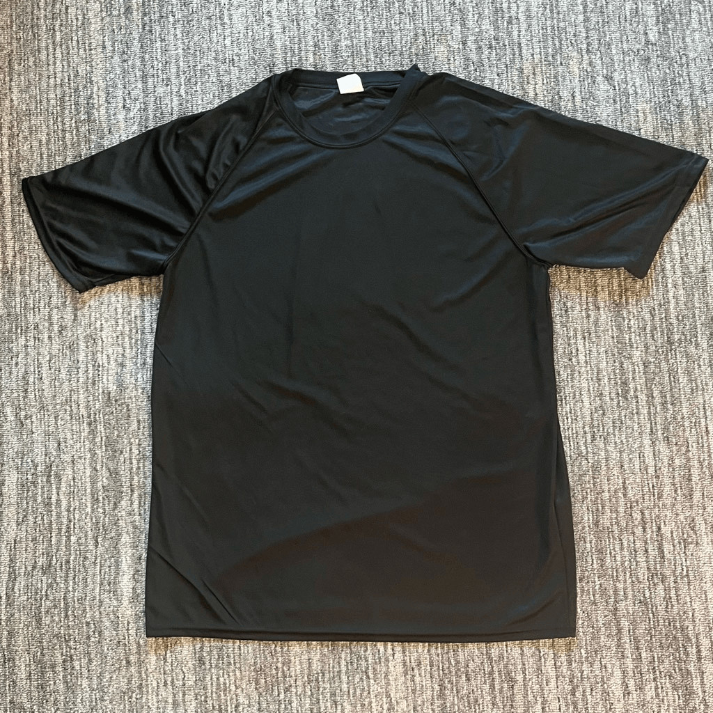 Augusta Sportswear Adult Large Moisture Management T Shirt Black Short Sleeve