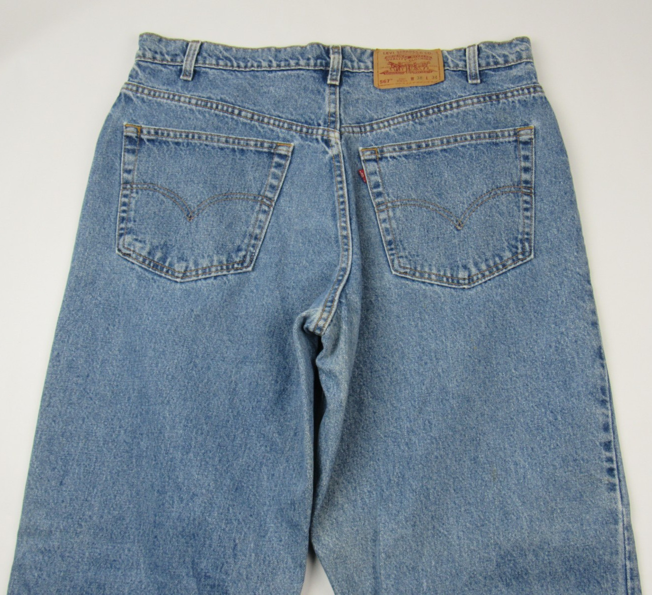Vtg 1996 Levi’s 567 Loose Extra Wide Leg 37 x 33.5 Skate Jeans 90’s Baggy Y2K